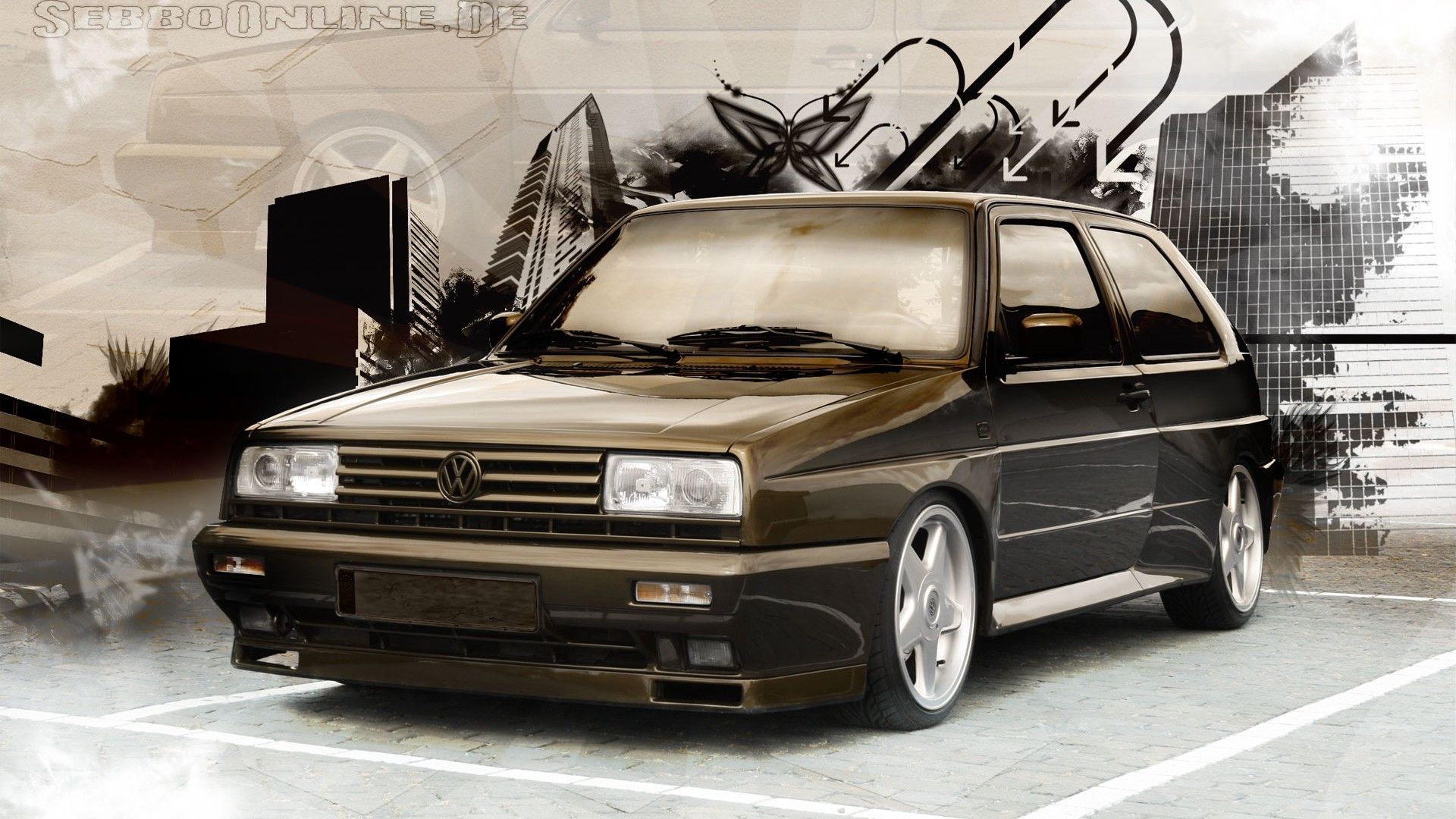 Volkswagen Golf II Wallpaper