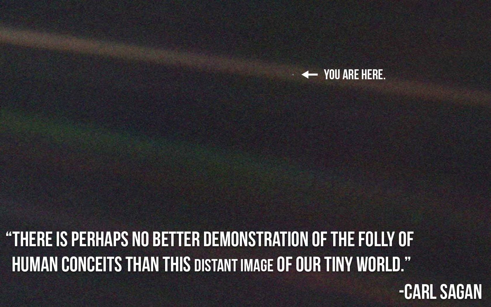Carl Sagan Quote Wallpaperx1050