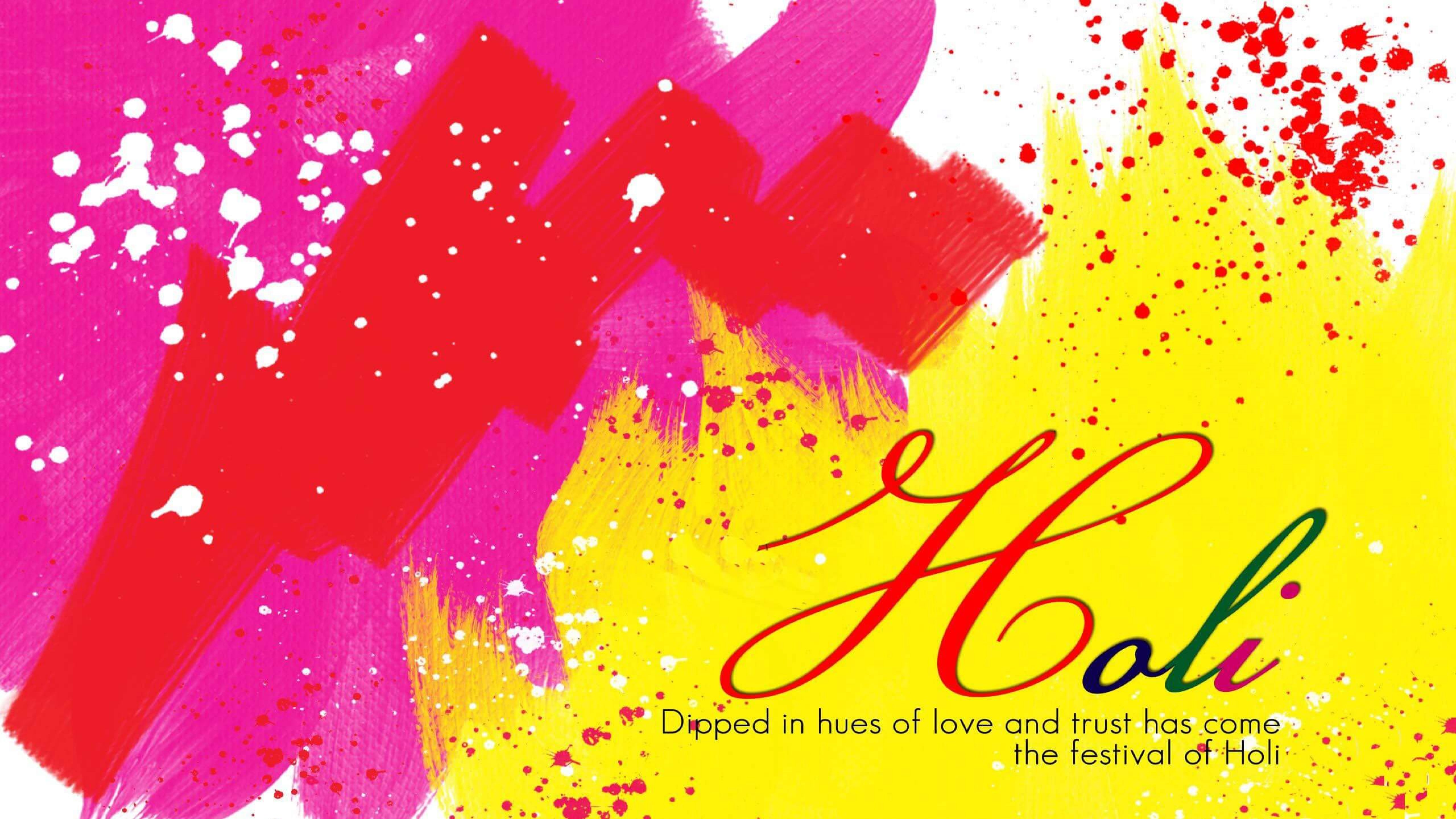 Happy Holi Colors Greetings Wishes HD Wallpaper
