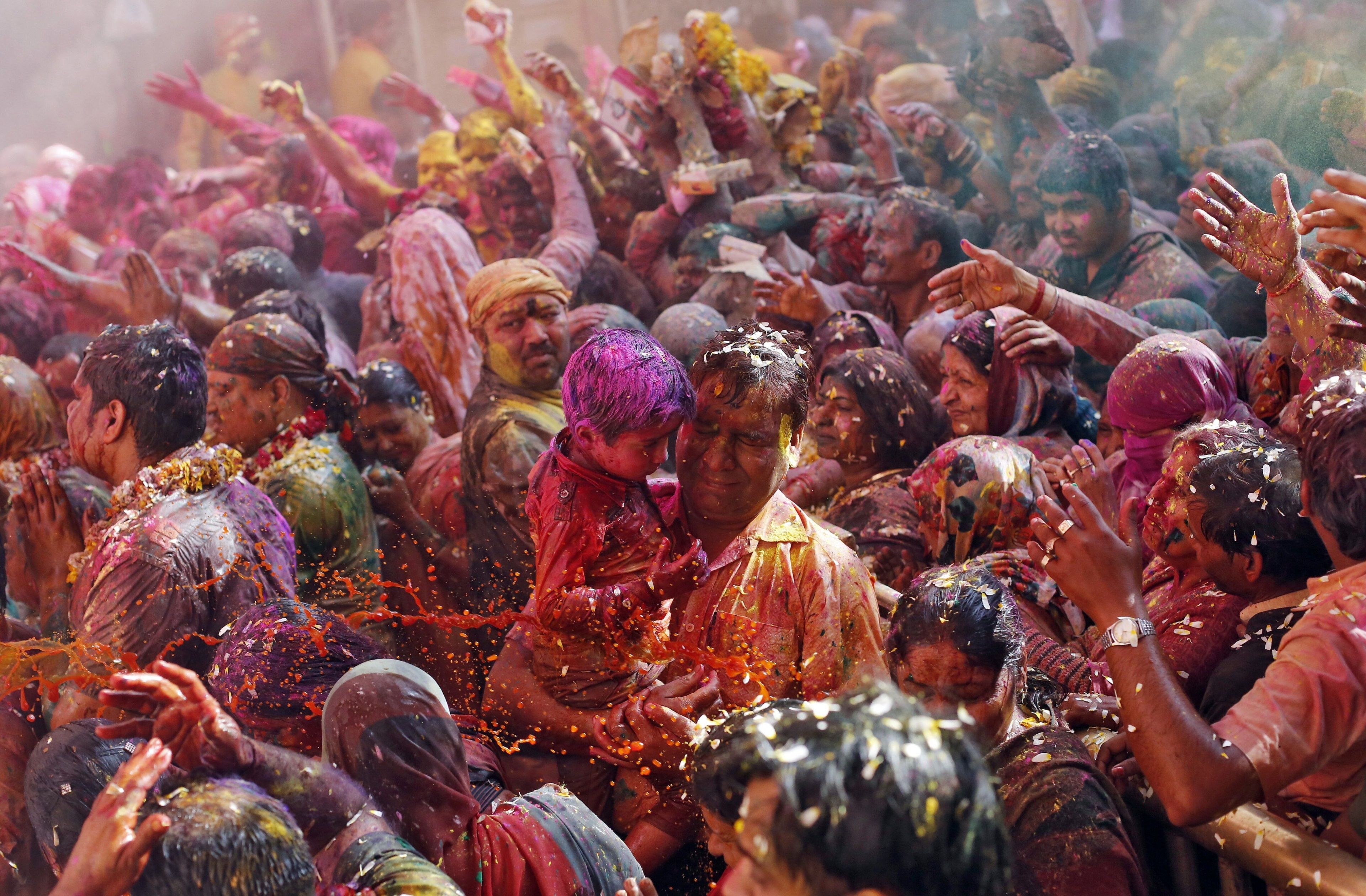 Holi Festival India Wallpaper 4k