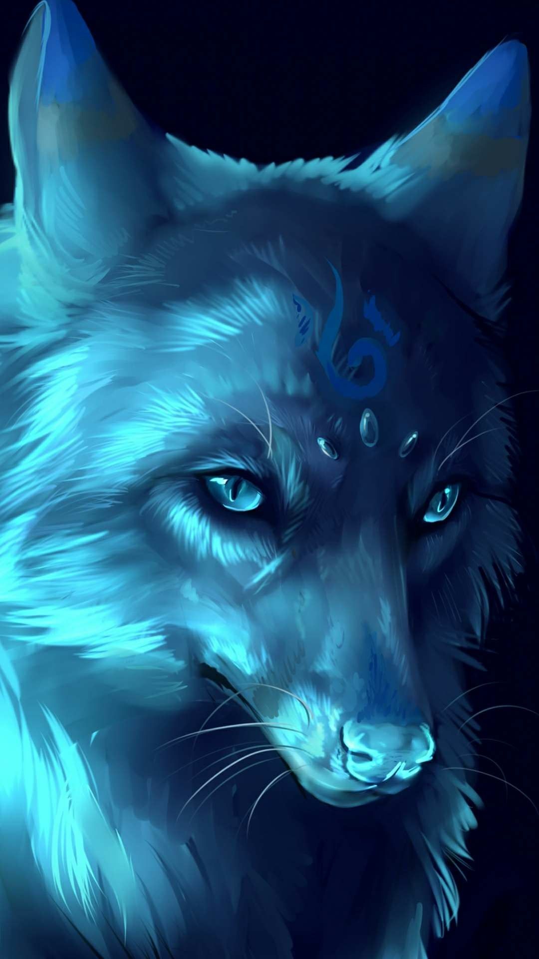 The perfect blue wolf. Ice wolf wallpaper, Fantasy wolf, Wolf wallpaper