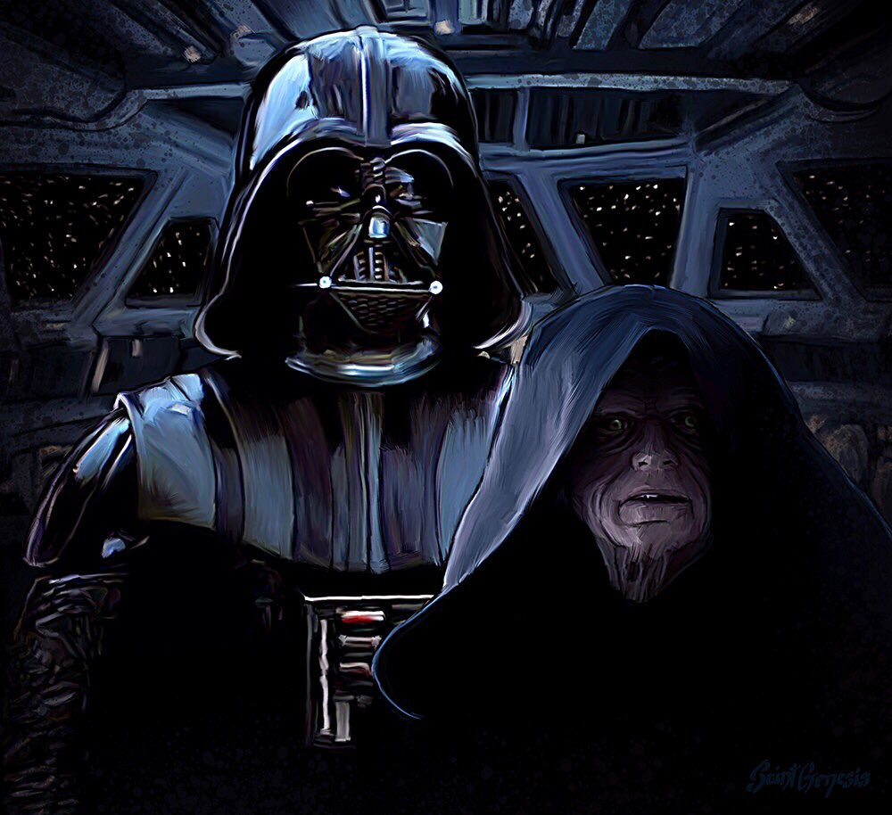 Darth Vader and Emperor Palpatine. Star wars image, Vader star wars, Star wars geek