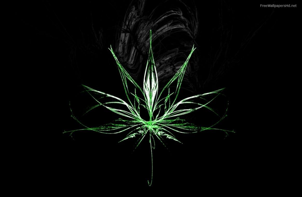 3D Wallpaper Cool Weed Leaf Marijuana HD Wallpaper