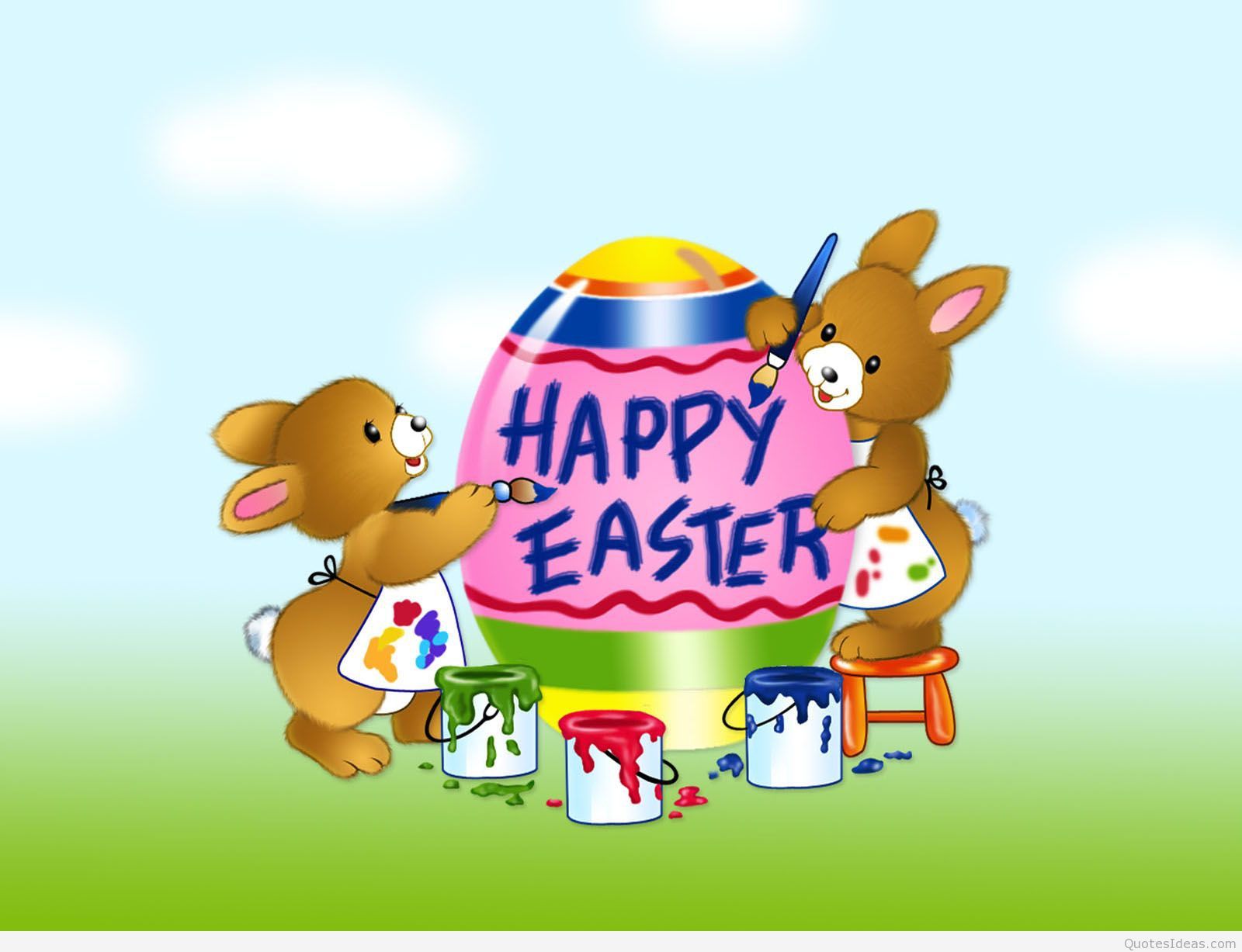 Free Easter Bunnies Wallpaper