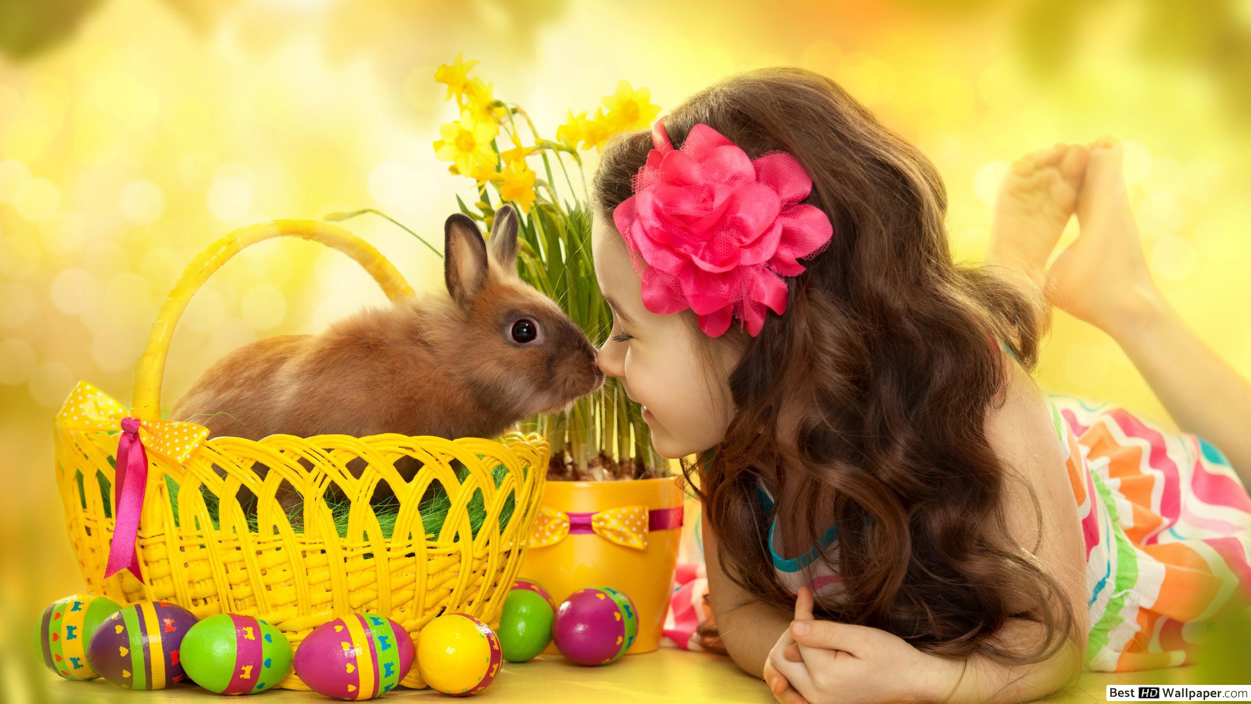 Happy Easter Bunny HD wallpaper download