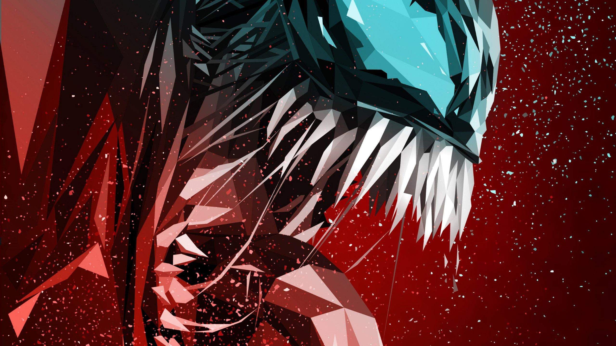 Download wallpaper: Venom digital art poster 2560x1440