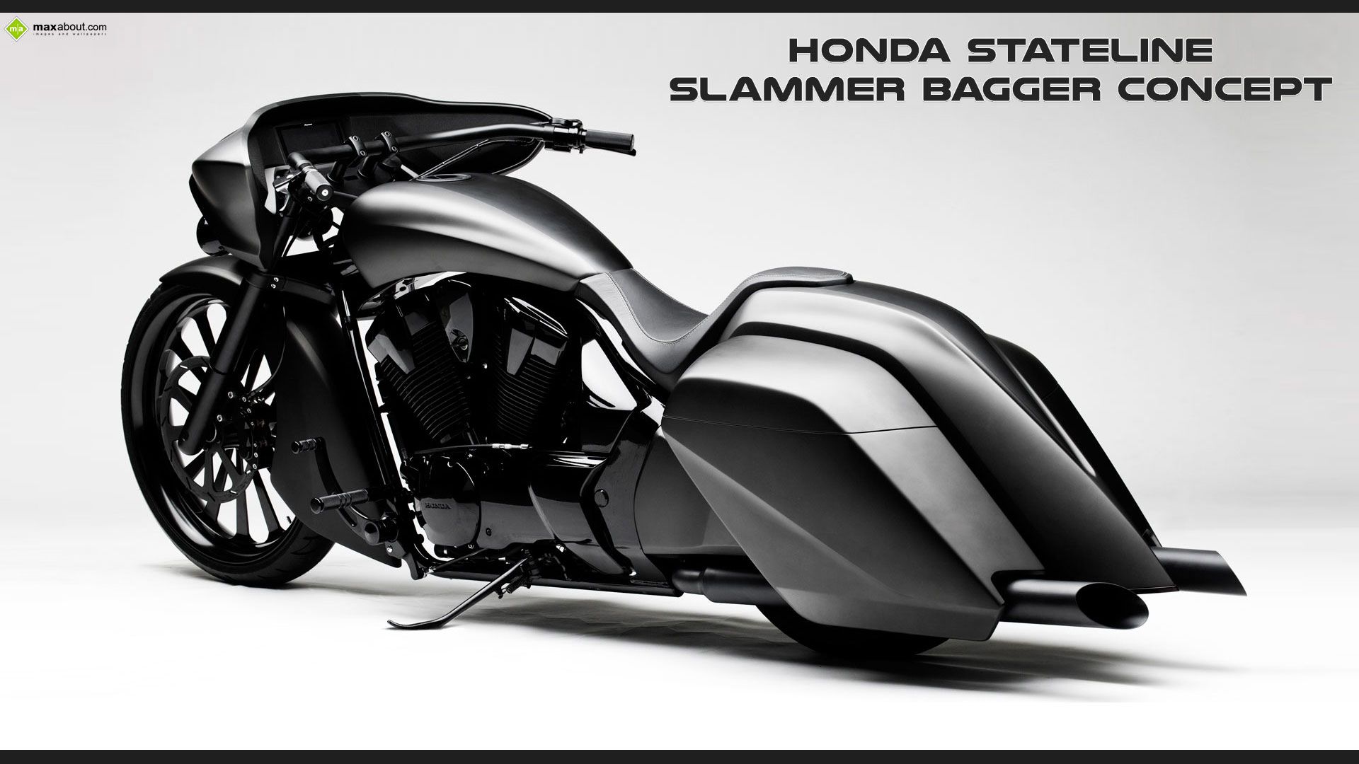 Honda Stateline Slammer Bagger Concept 'Rear View'