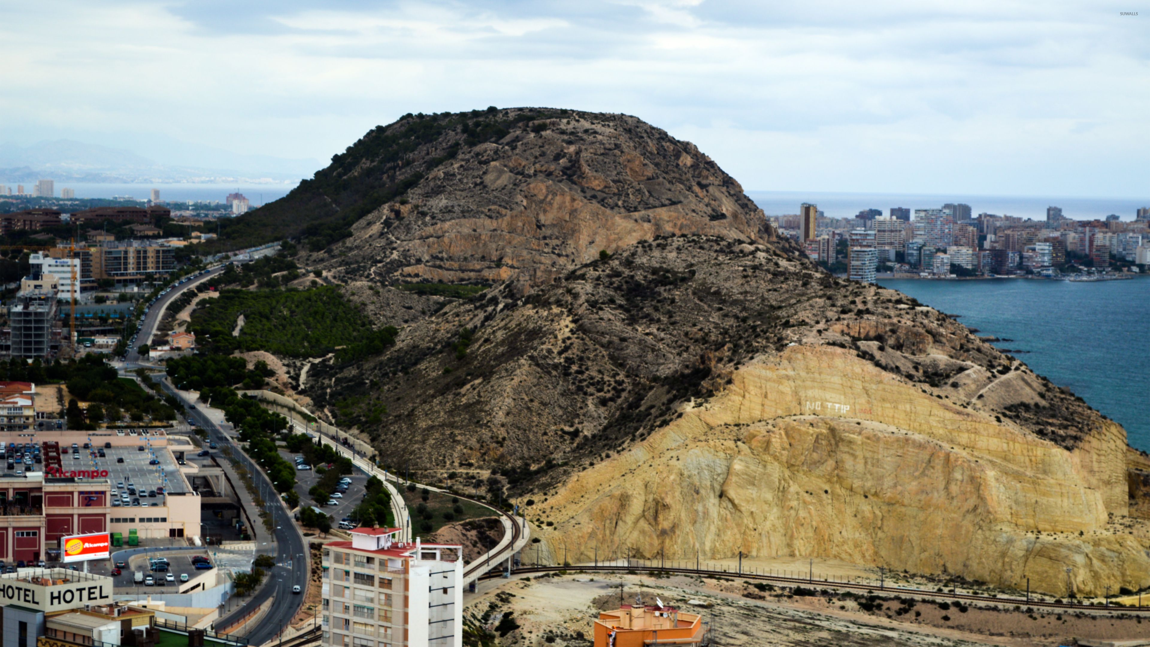 Hill on the coast of Alicante wallpaper wallpaper