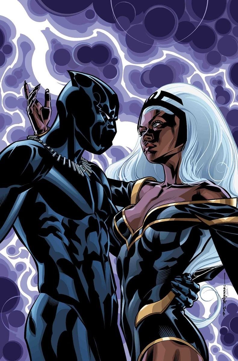 Black Panther and Storm Wallpaper Free Black Panther and Storm Background