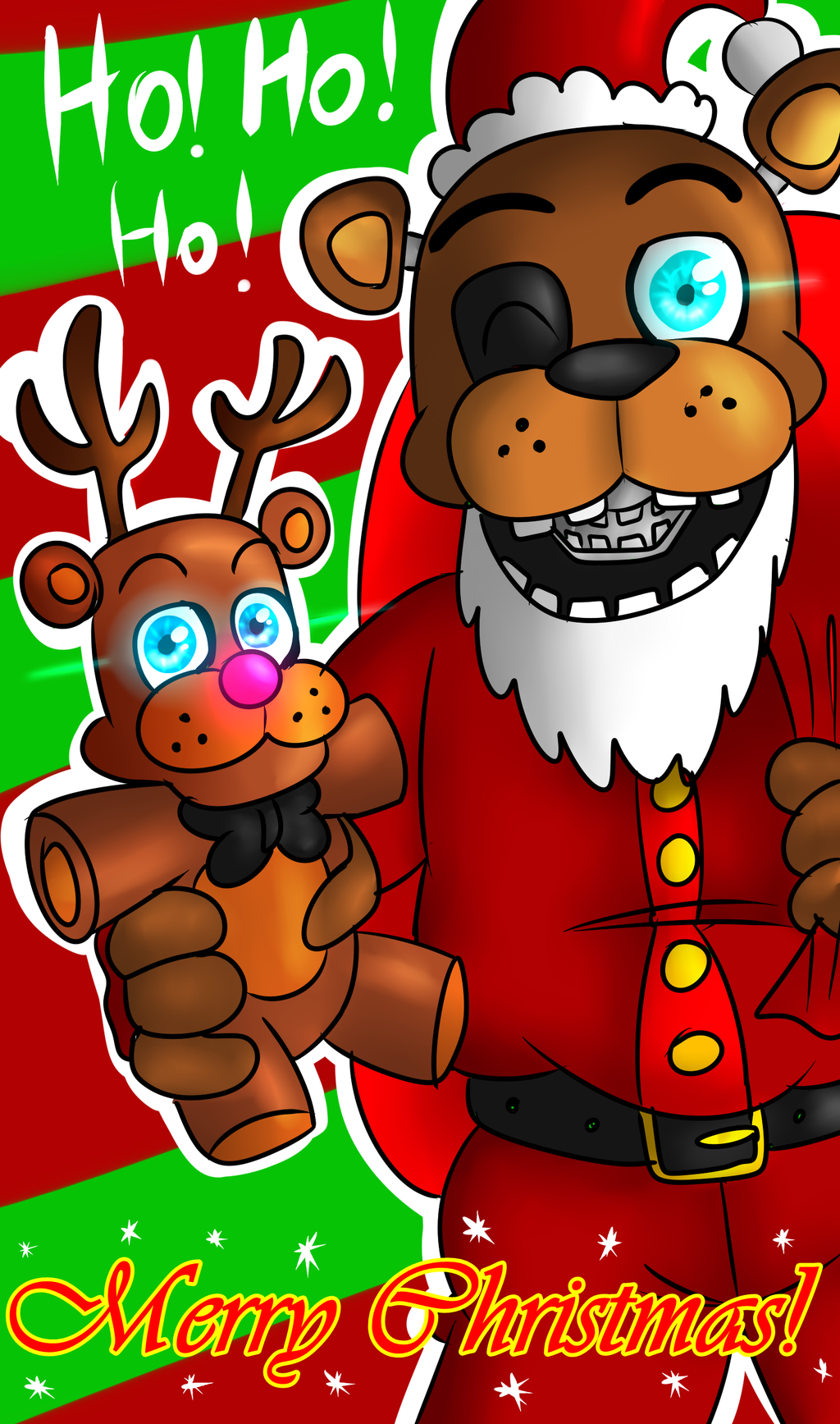 Fnaf Christmas Wallpapers Wallpaper Cave