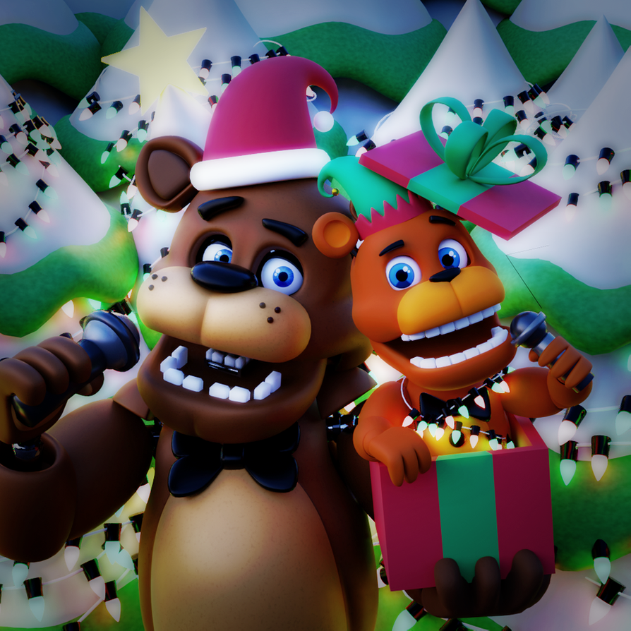 FNAF Christmas Wallpapers - Wallpaper Cave