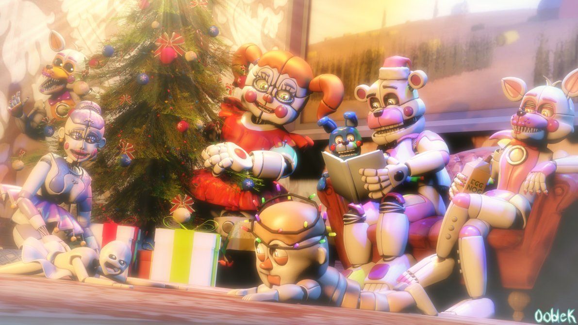 FNAF Christmas Wallpapers - Wallpaper Cave