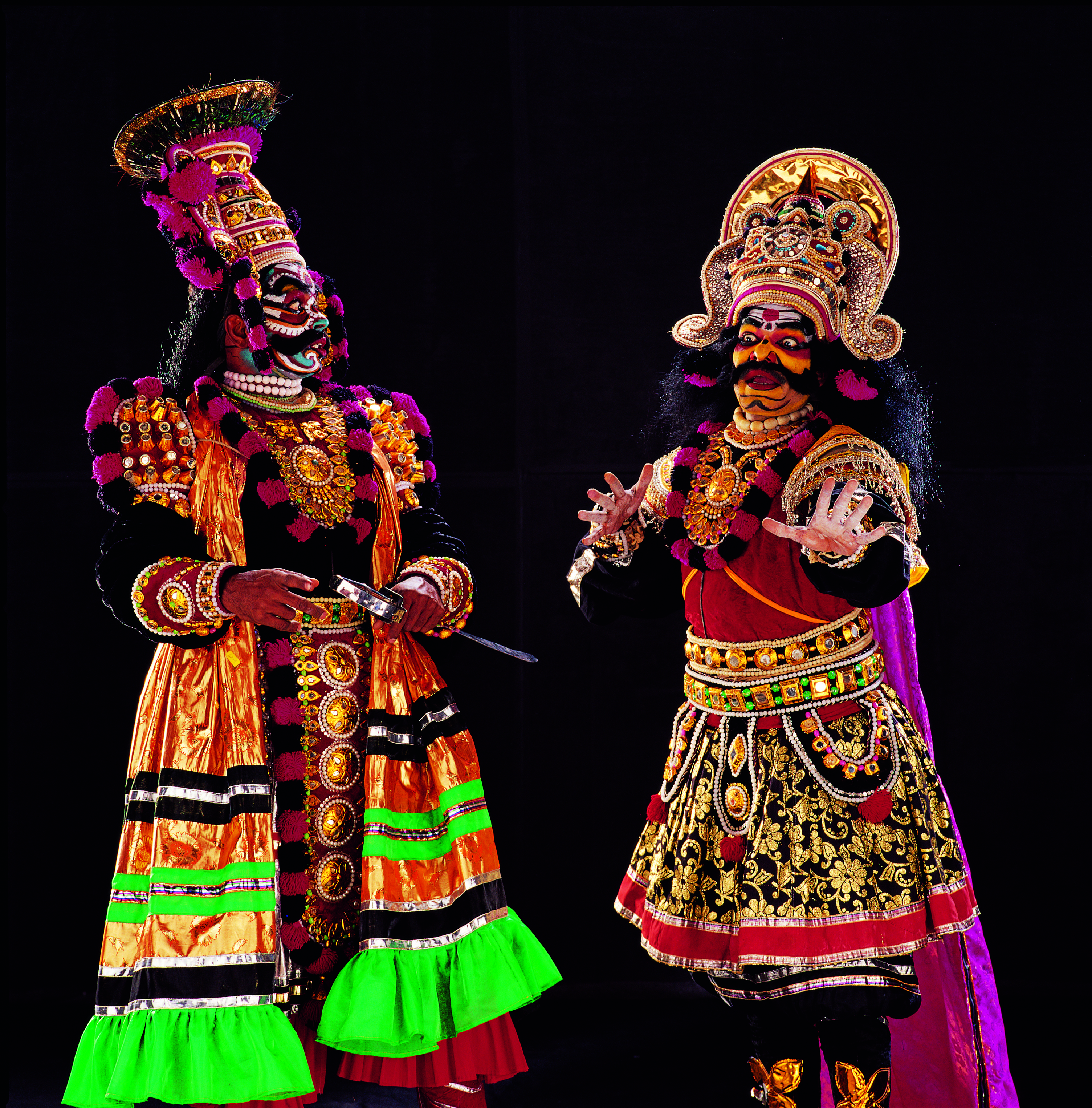 Killing of Kamsa - Yakshagana performance with English subtitles