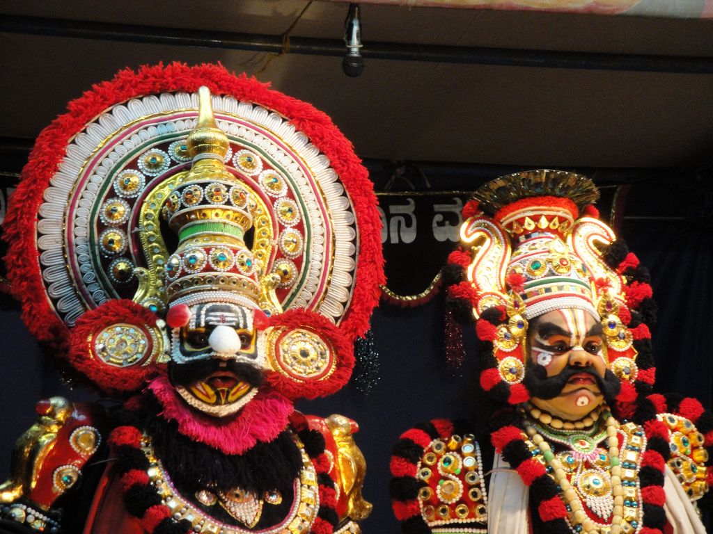 Yakshagana One Of The Most Traditional Dance Of Mangalore, South Karnataka