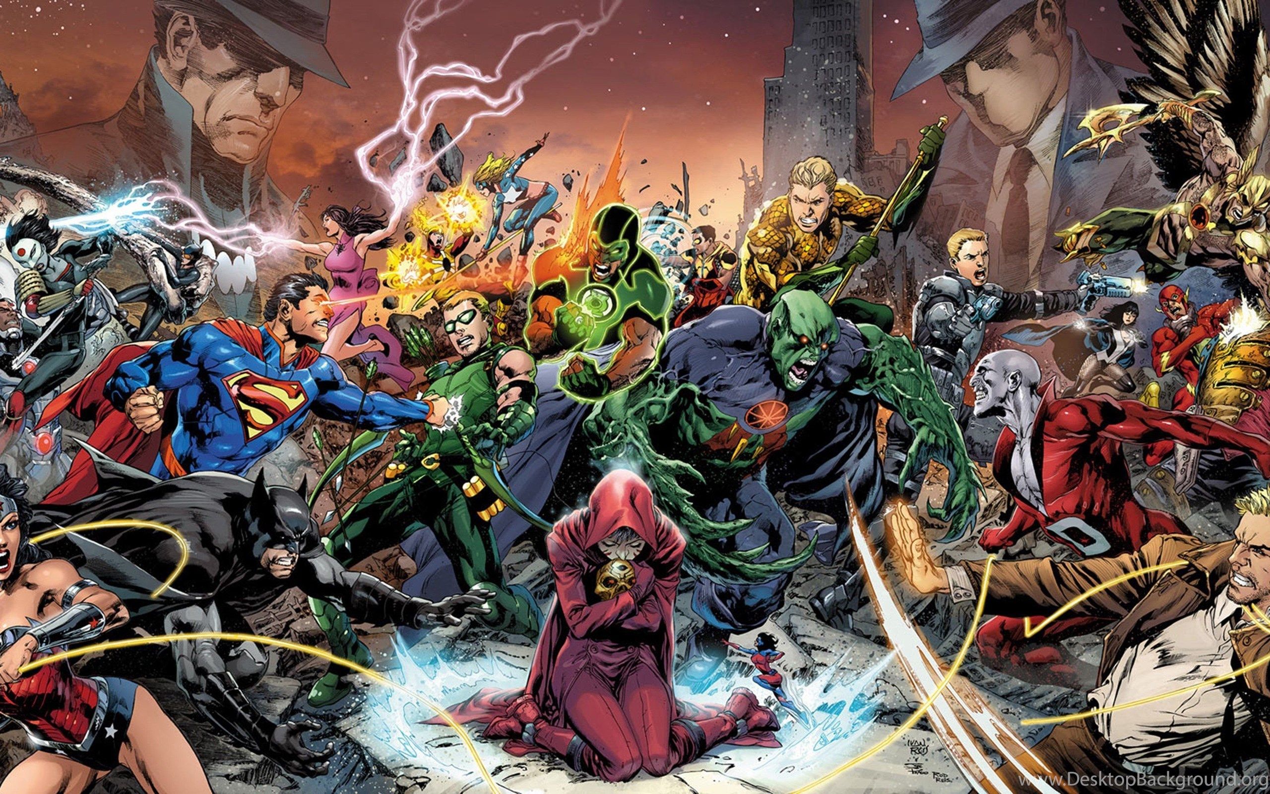 Dc comics Justice league Superheroes Comics Wallpaper Desktop Background