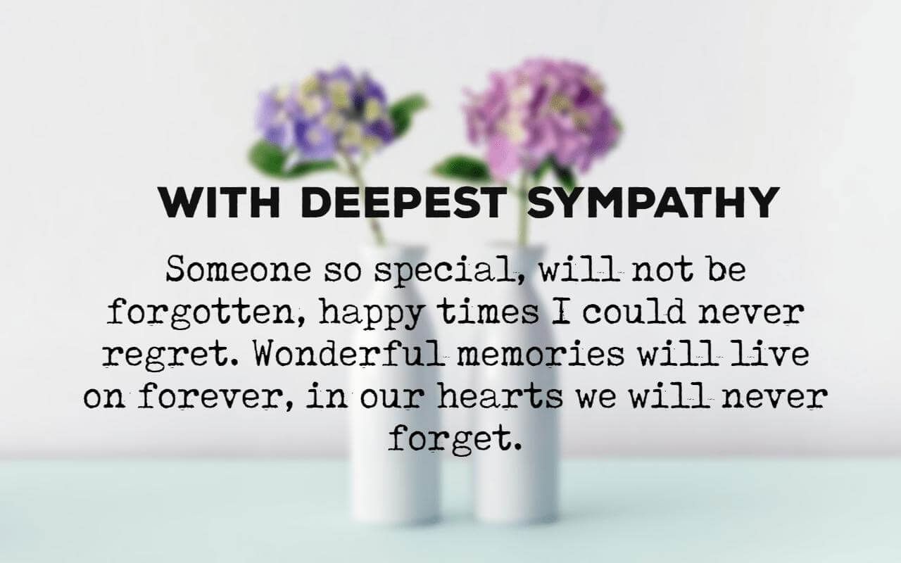 Condolences Messages For Your Sympathy Card. Sympathy messages, Sympathy card messages, Condolence messages