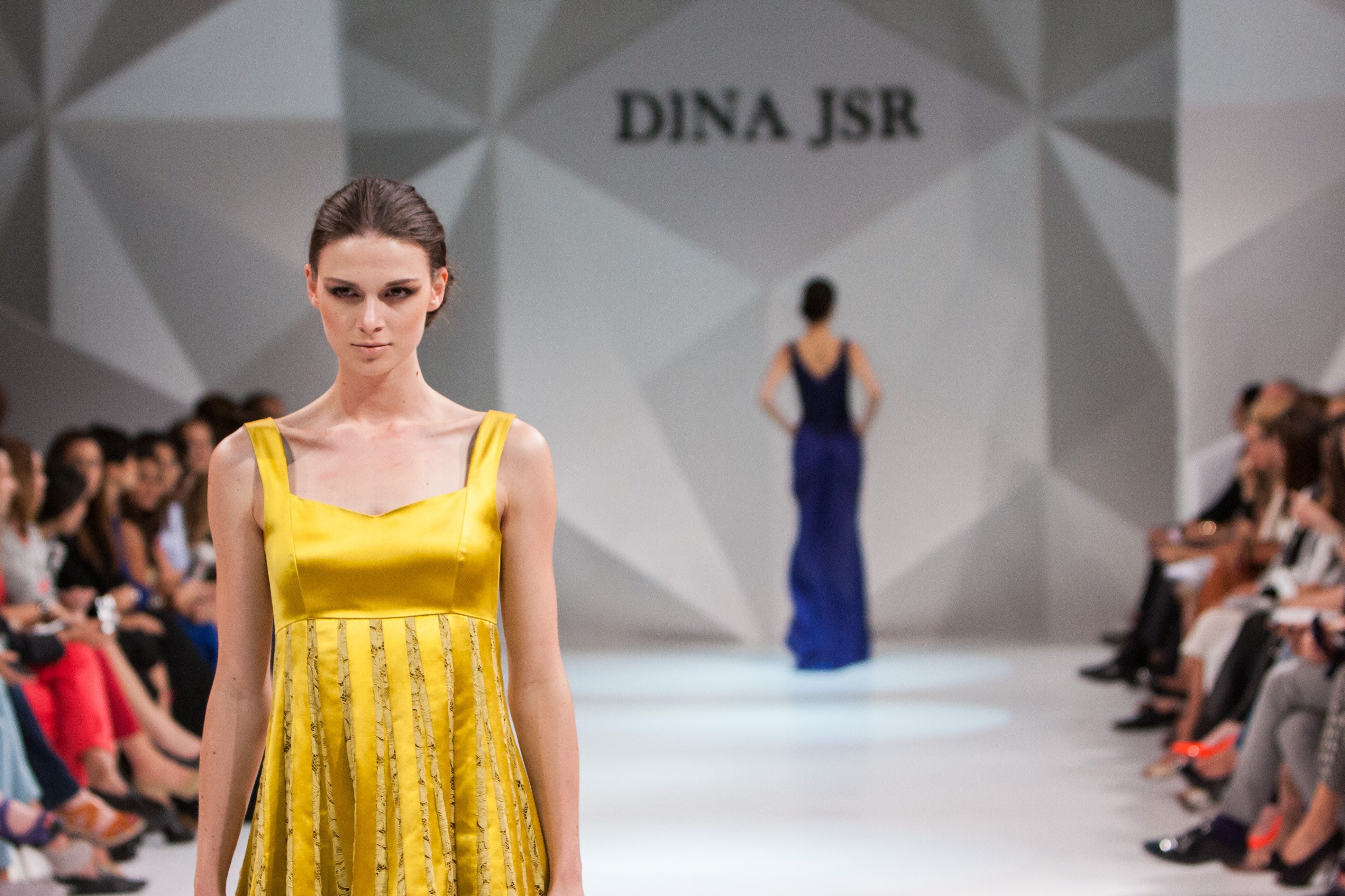 Women Walking on Catwalk on Dina Jsr Modeling · Free