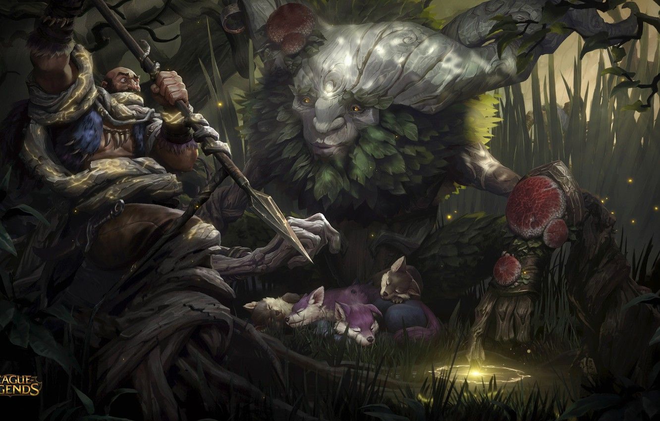 Wallpaper Champion, League of Legends, Ivern image for desktop, section игры