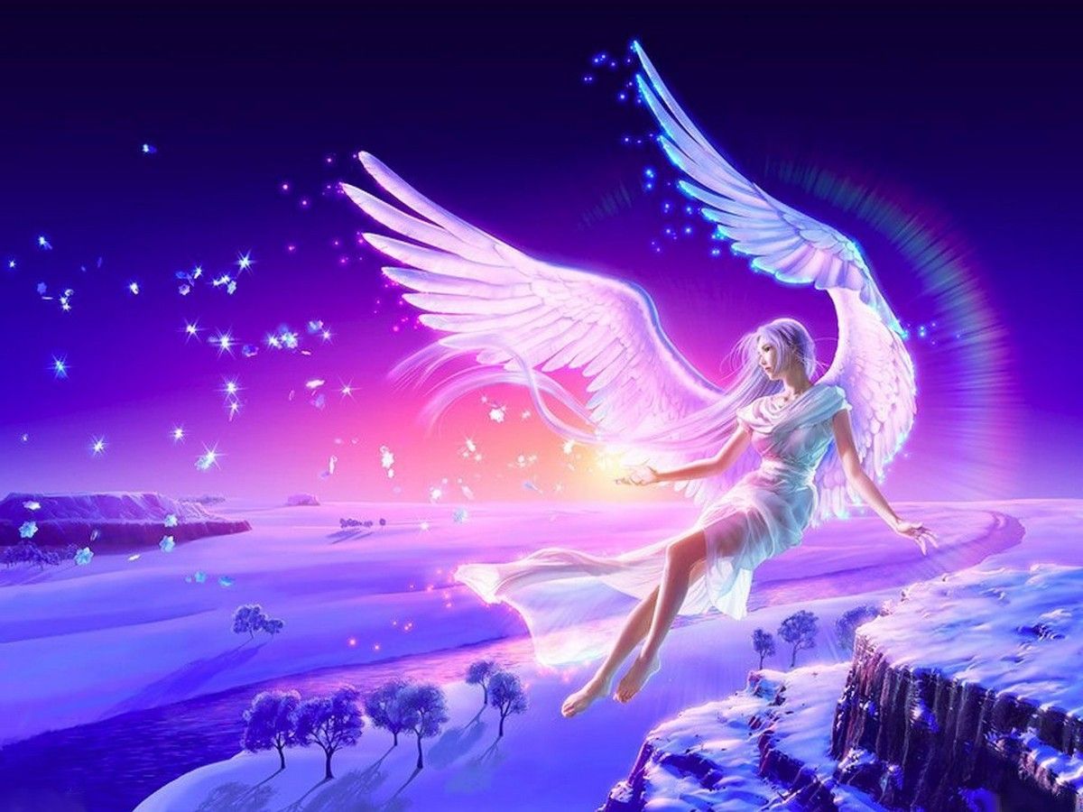 Beautiful Angel Image Wallpaper