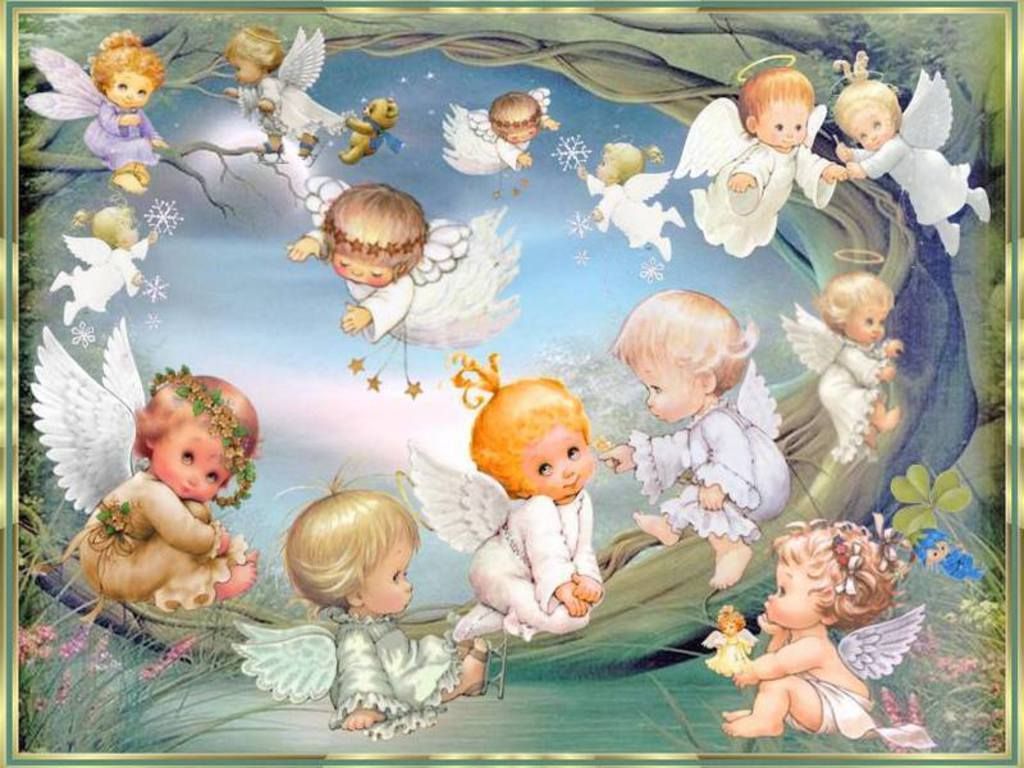 cute baby angel wallpapers