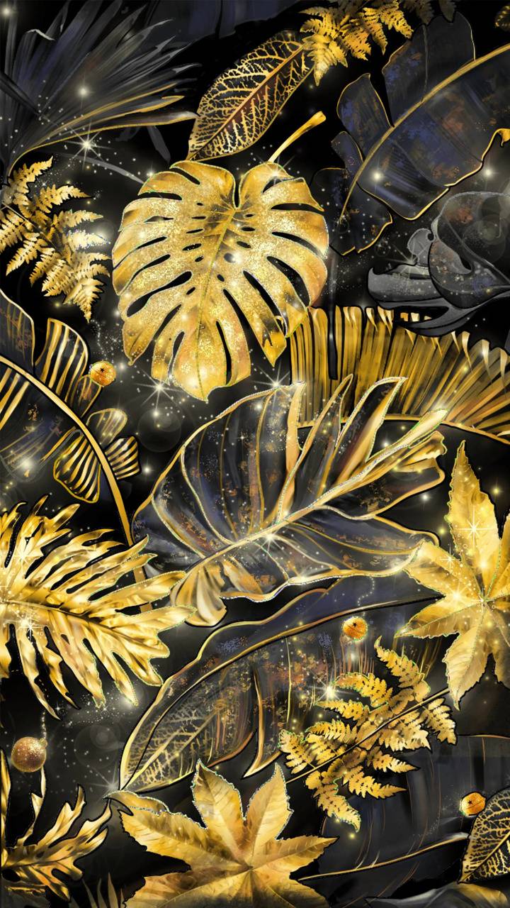 Gold Leaf Wallpapers - Wallpaper Cave