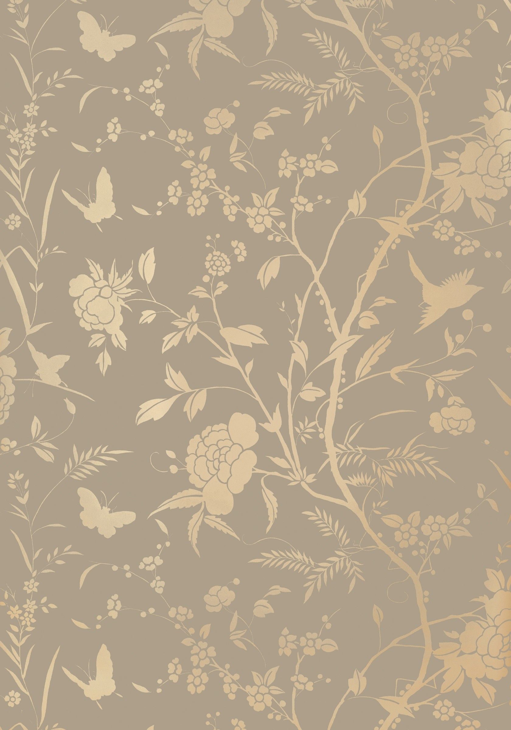 Gold Foil Wallpaper 49 Image Chinoiserie Wallpaper iPhone Wallpaper & Background Download