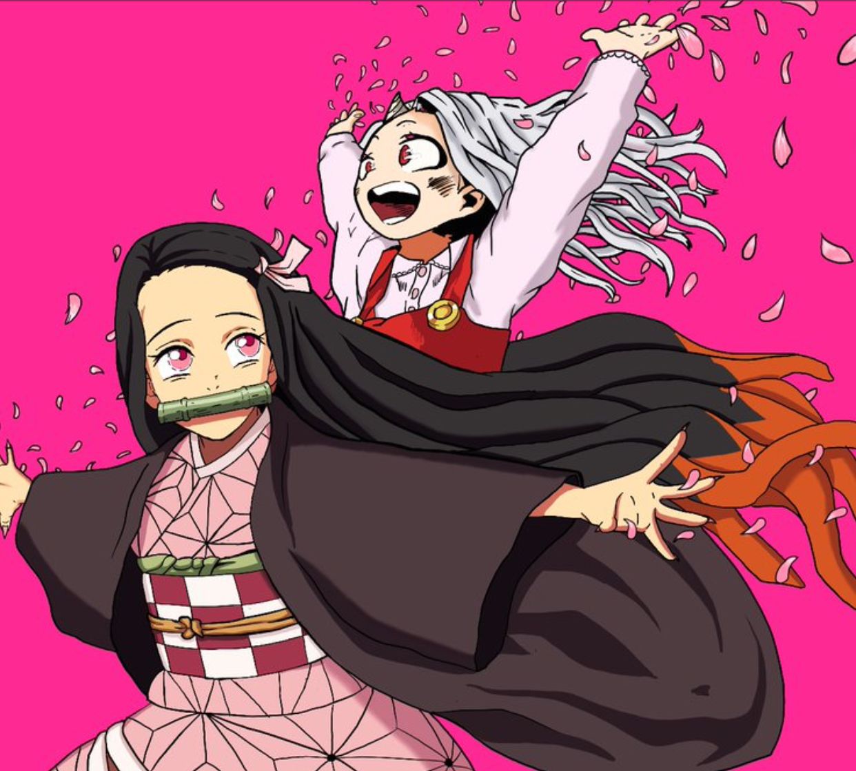 Eri and Nezuko! So cute