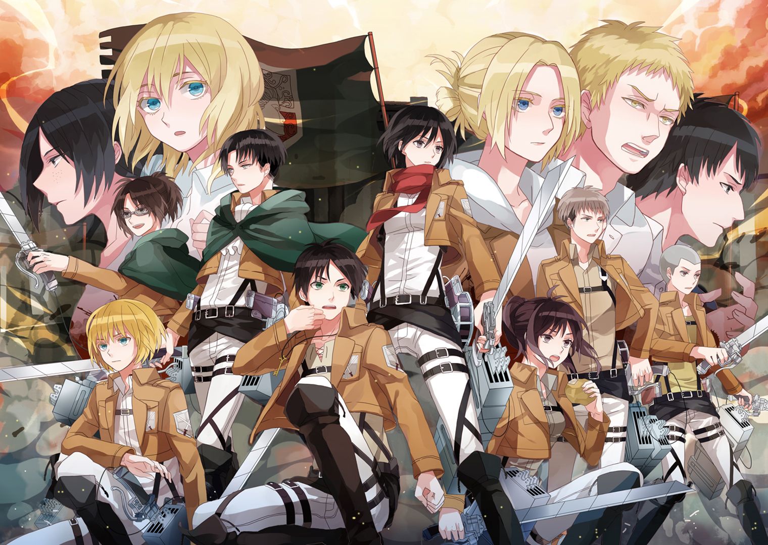 Free download Levi Armin Annie Leonhard Sasha Braus HD Wallpaper Background f9 [1520x1080] for your Desktop, Mobile & Tablet. Explore Attack on Titan Annie Wallpaper. Attack on Titans Wallpaper