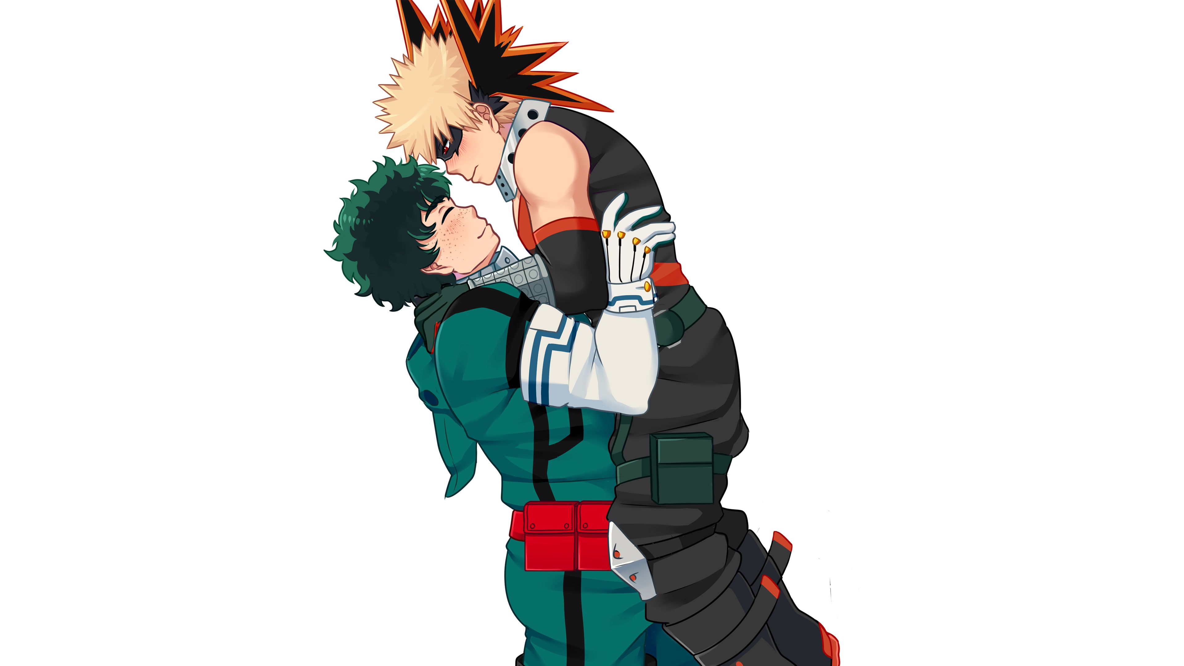 My Hero Academia Izuku Midoriya Lifting 4K HD Wallpaper