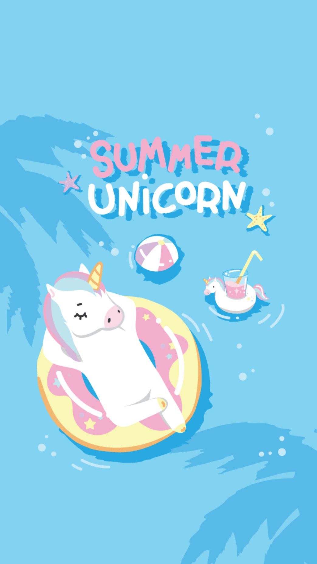 Summer Unicorn. Unicorn wallpaper cute, Cute summer wallpaper, Unicorn wallpaper