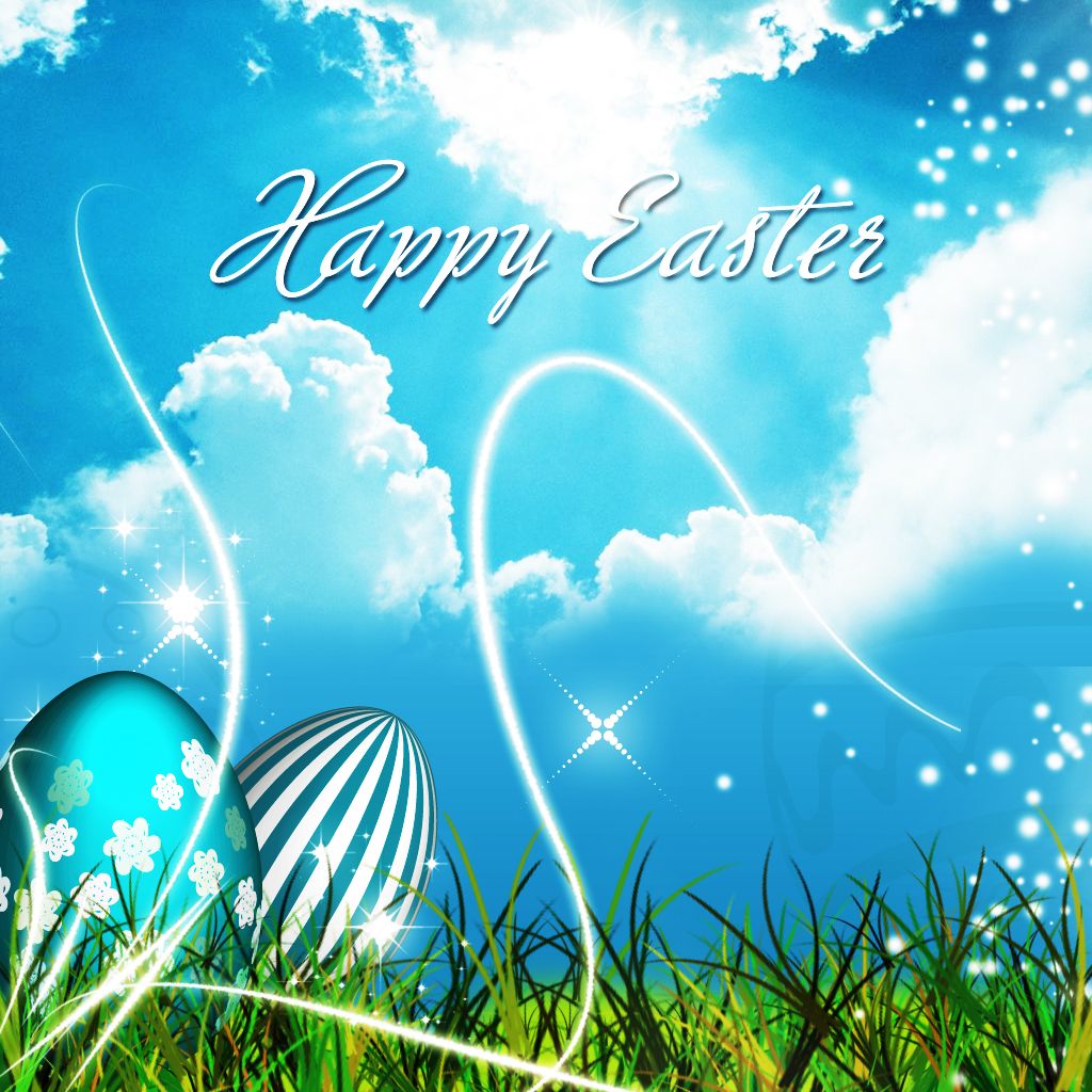 Free download Greeting Happy Easter and painted egg in the grass [1024x1024] for your Desktop, Mobile & Tablet. Explore Easter Wallpaper for iPad. Easter Wallpaper for Phone, Free Happy