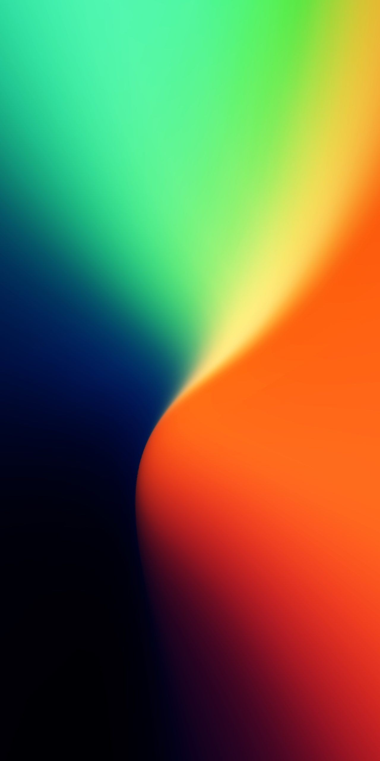 Gradient blue, orange, green and yellow. Color wallpaper iphone, iPhone wallpaper gradient, iPhone homescreen wallpaper