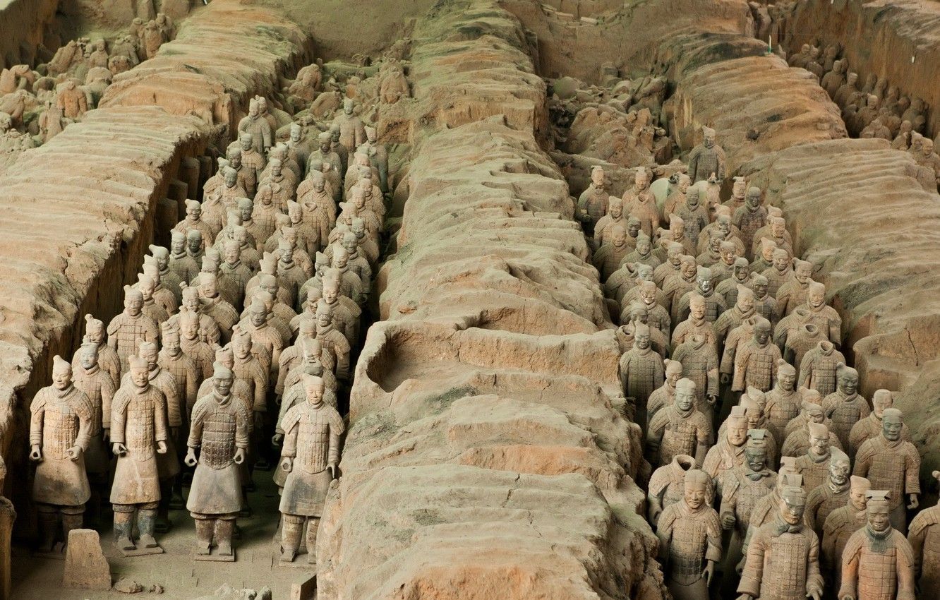 Wallpaper China, archaeology, The terracotta army image for desktop, section разное
