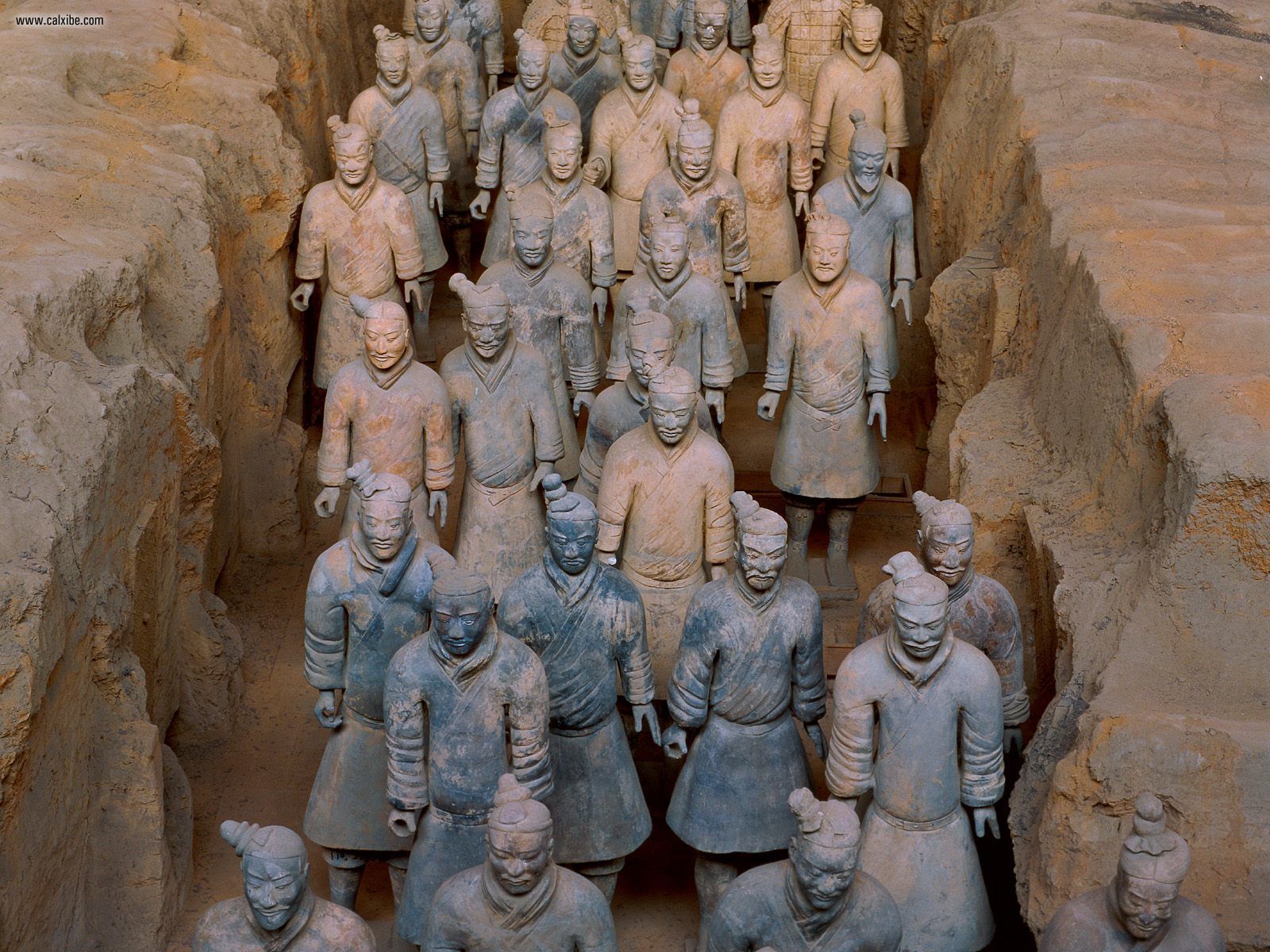 Known places: Terracotta Warriors Xian Shaanxi Province China, desktop wallpaper