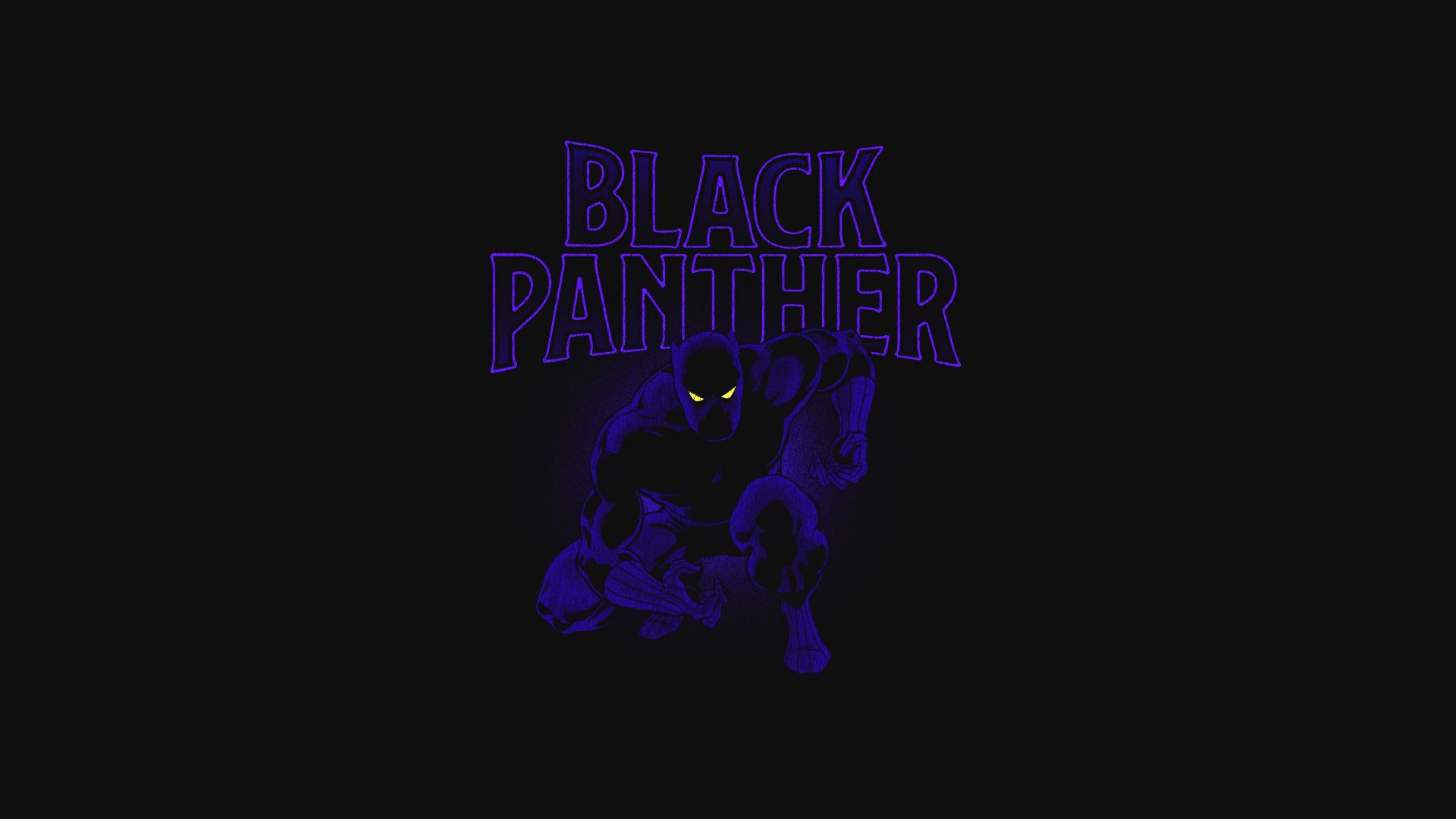 Download Black Panther, minimal, artwork, dark wallpaper, 1920x1080, Full HD, HDTV, FHD, 1080p