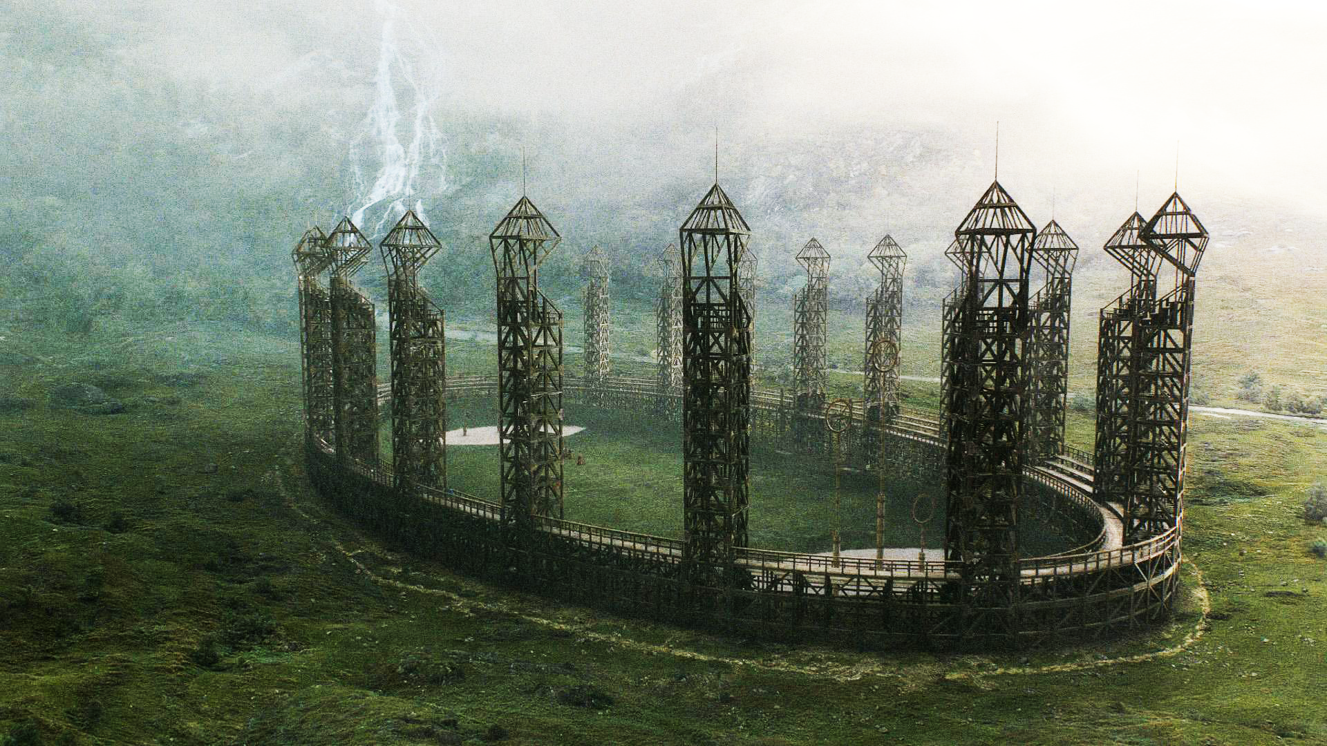 Wallpaper Harry Potter Quidditch Field