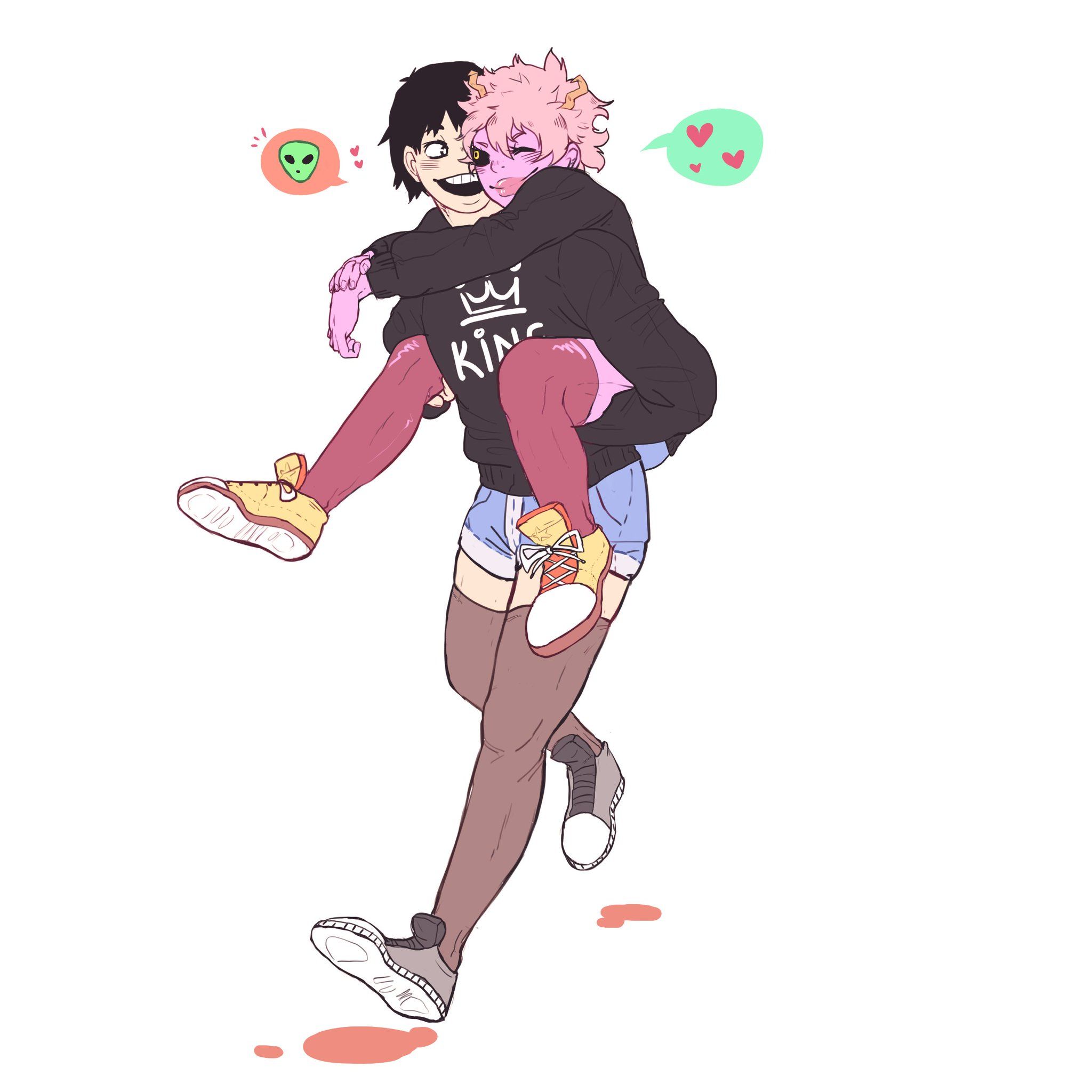 Mina x Sero ideas. mina, my hero academia, my hero