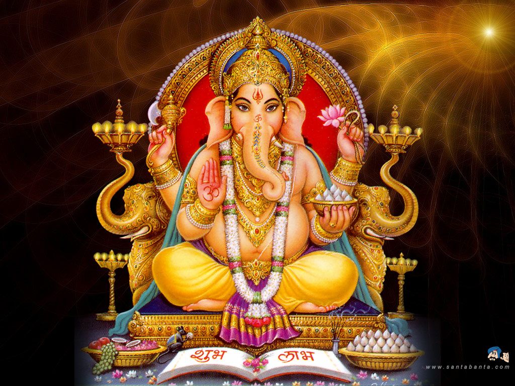 Best Wallpaper 2012: God Ganesh Murti On Snake Ganesh Chaturthi Event
