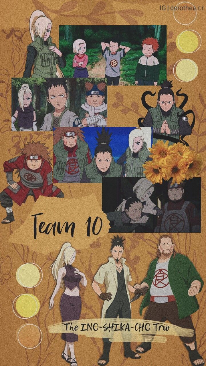 Naruto team 10 aesthetic wallpaper. Naruto teams, Team 10 naruto, Naruto wallpaper