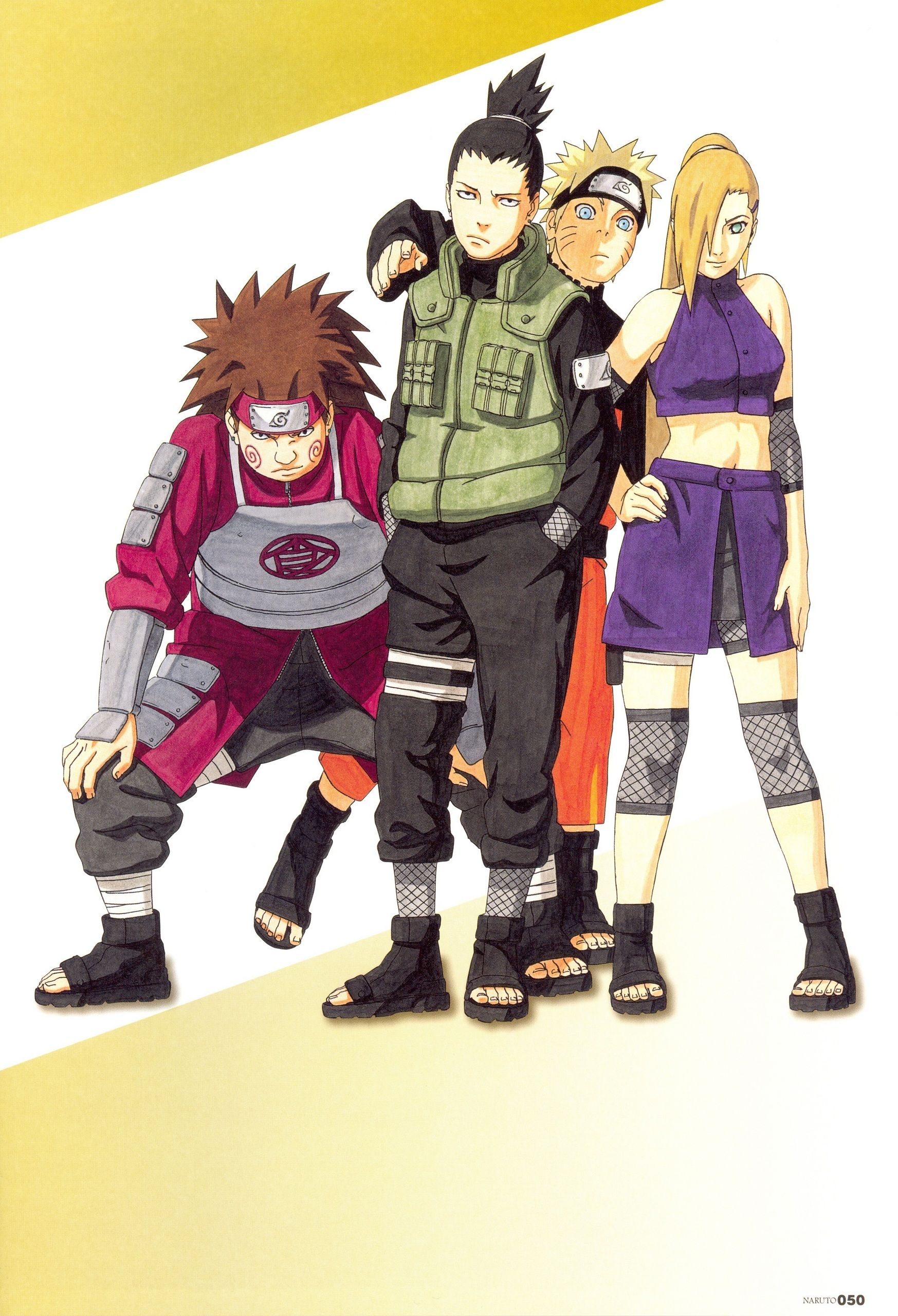 Naruto with Team 10 Shippuuden Photo