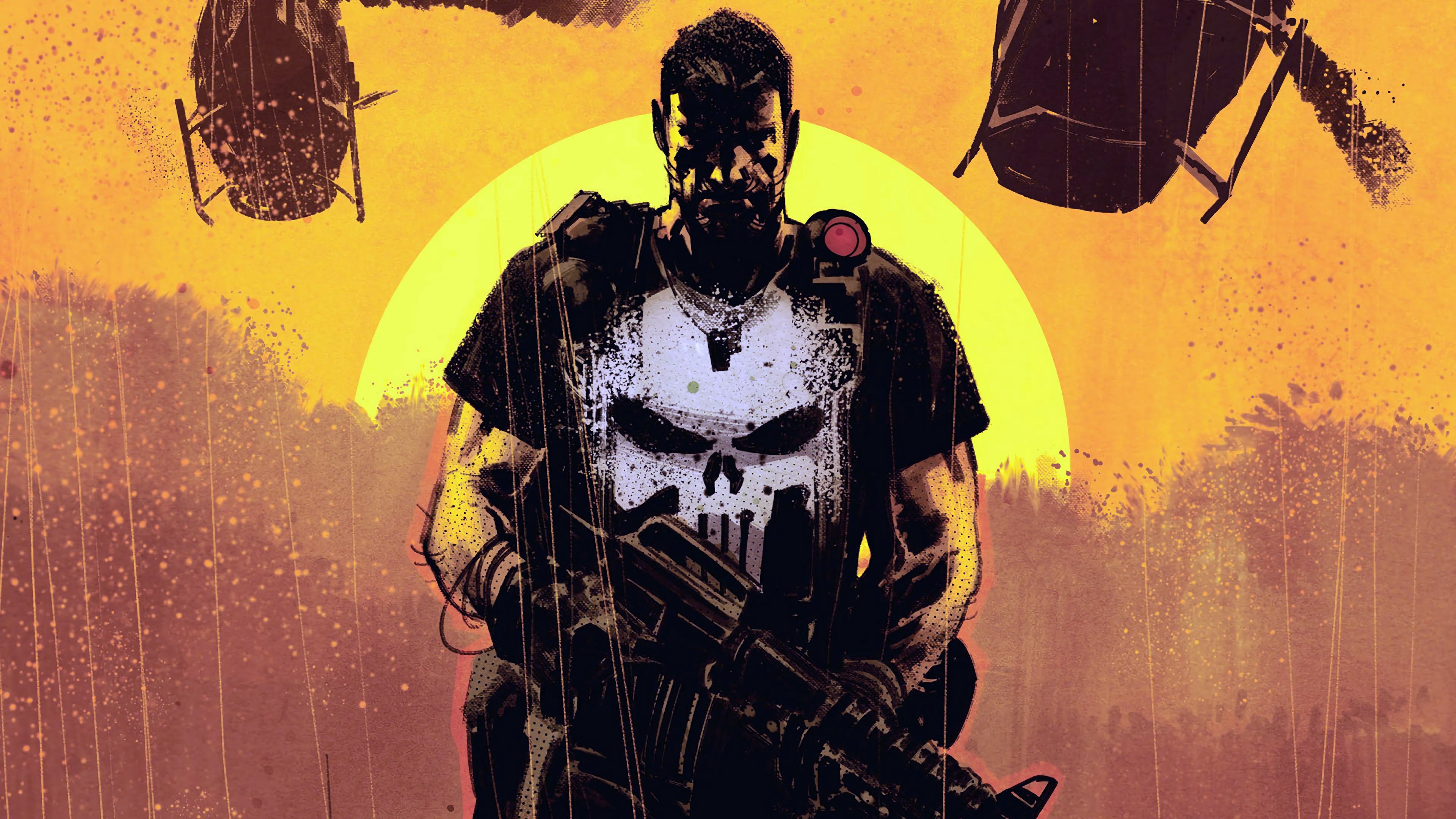 The Punisher Marvel Comics 4K