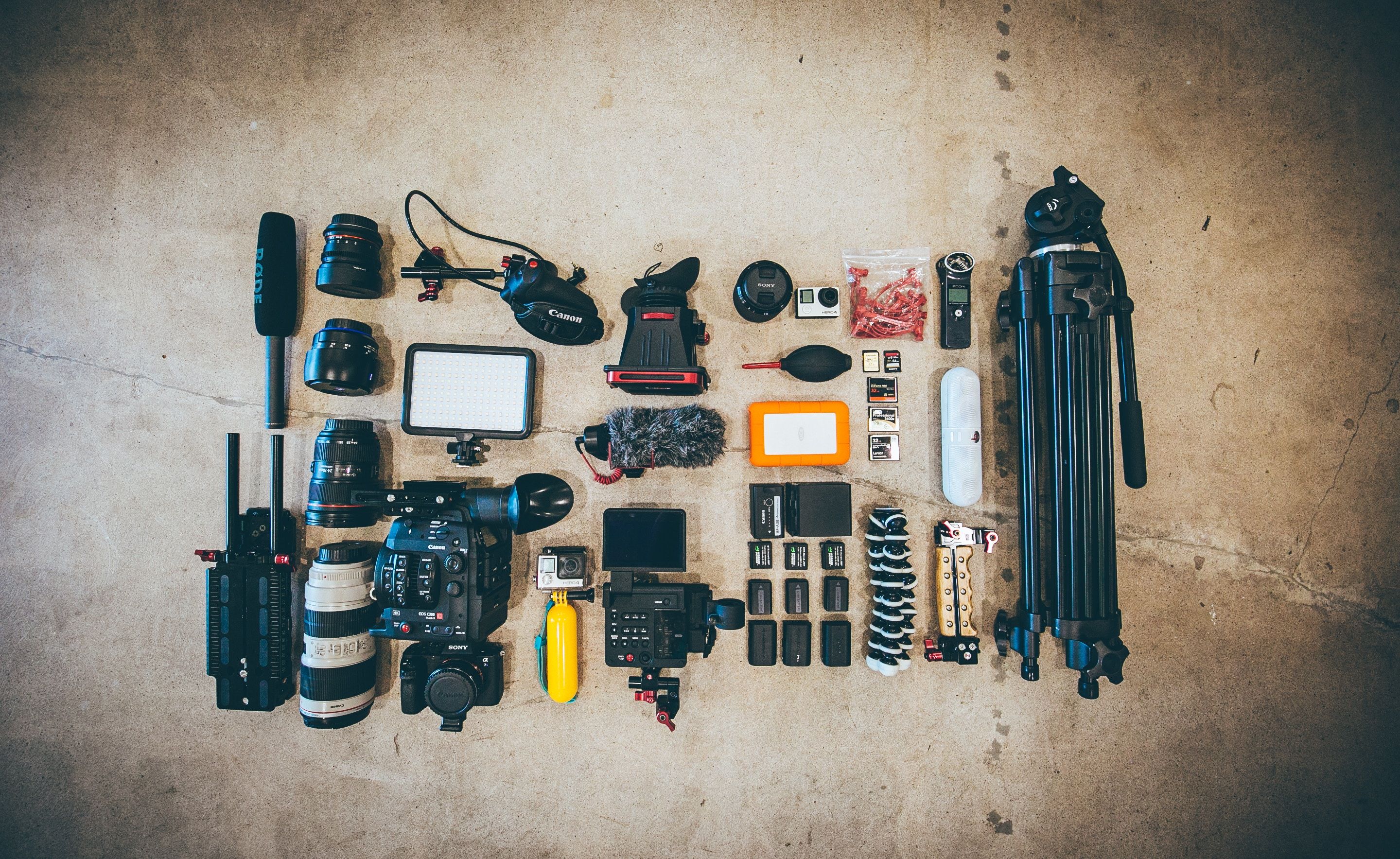 camera flatlay HD wallpaper, Background