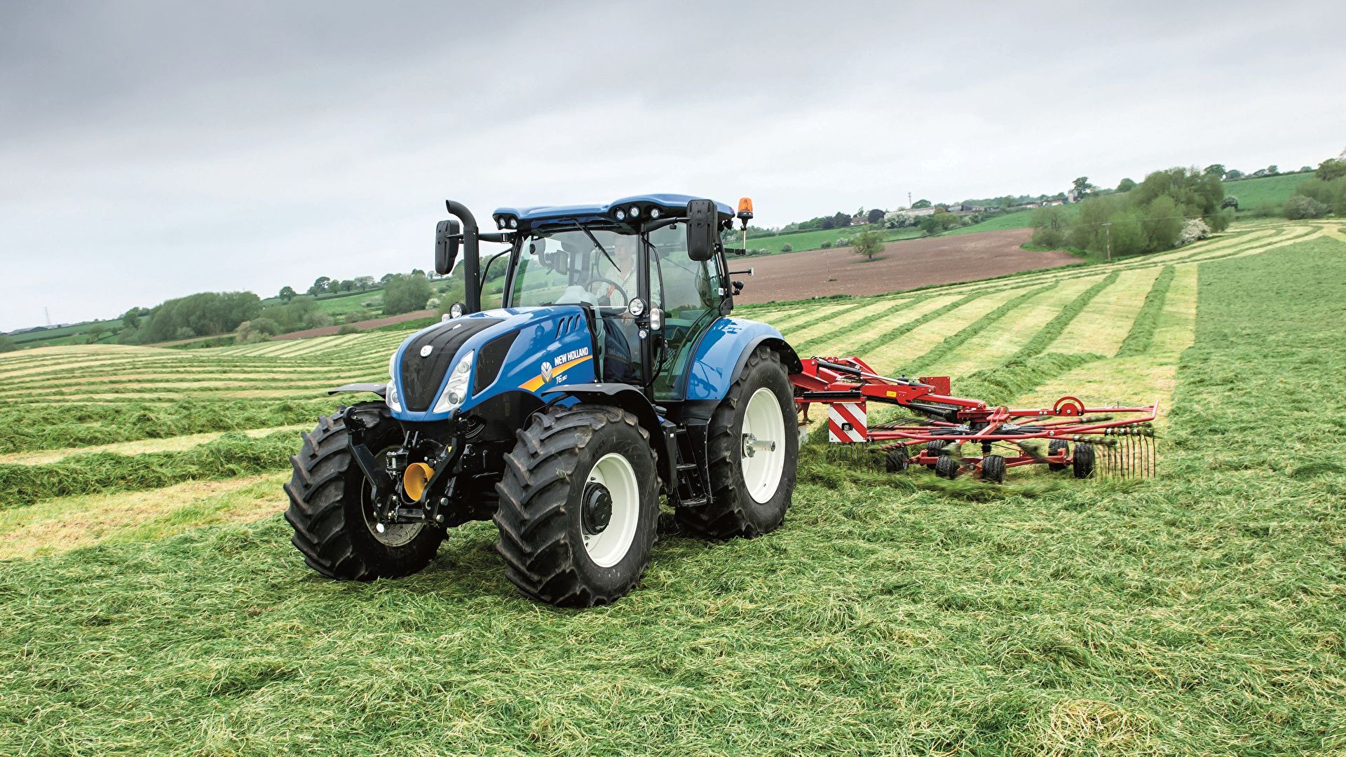 Picture Tractor 2015 16 New Holland T6.180 Fields 1920x1080