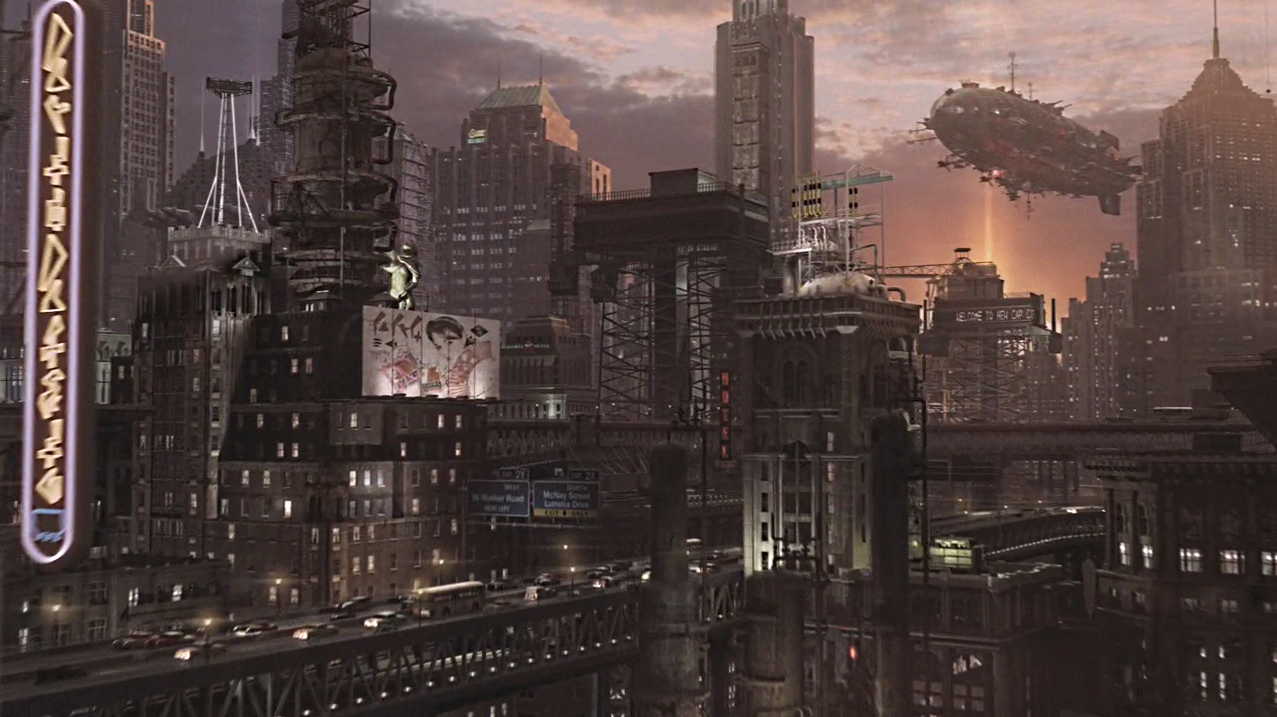 Dieselpunk and Atompunk. Steampunk city, Dieselpunk, Futuristic city