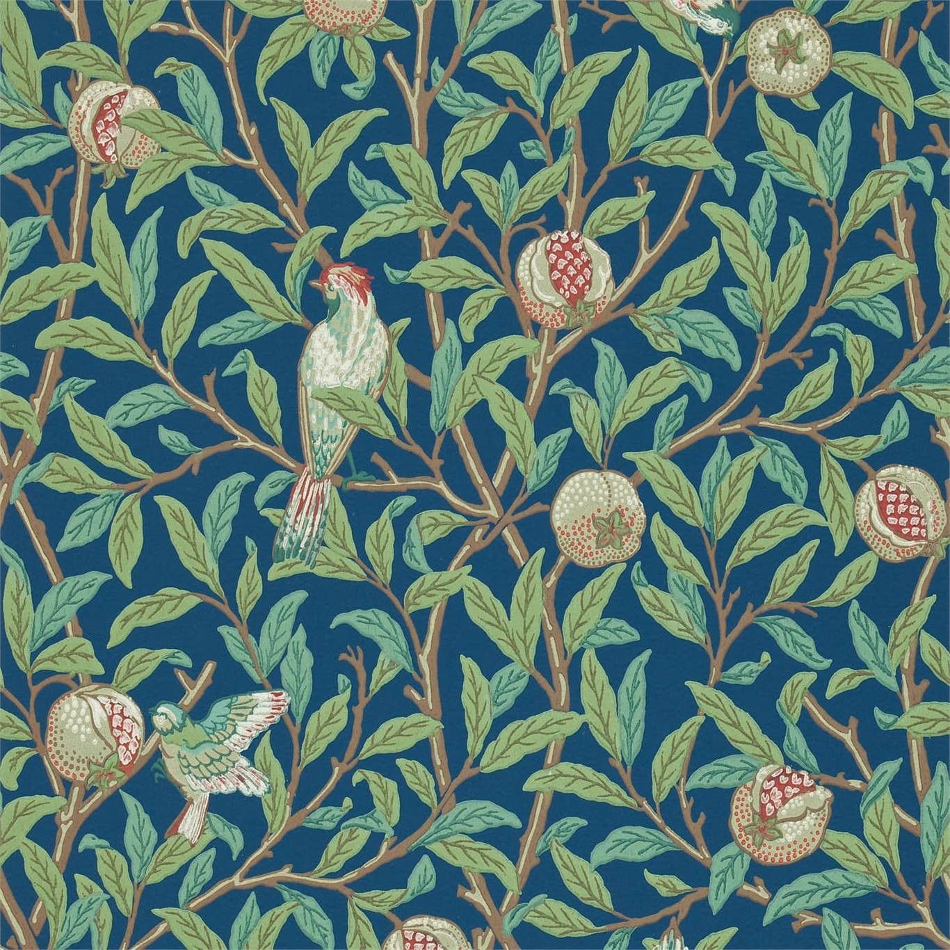 William Morris & Co Bird & Pomegranate 216815 Wallpaper