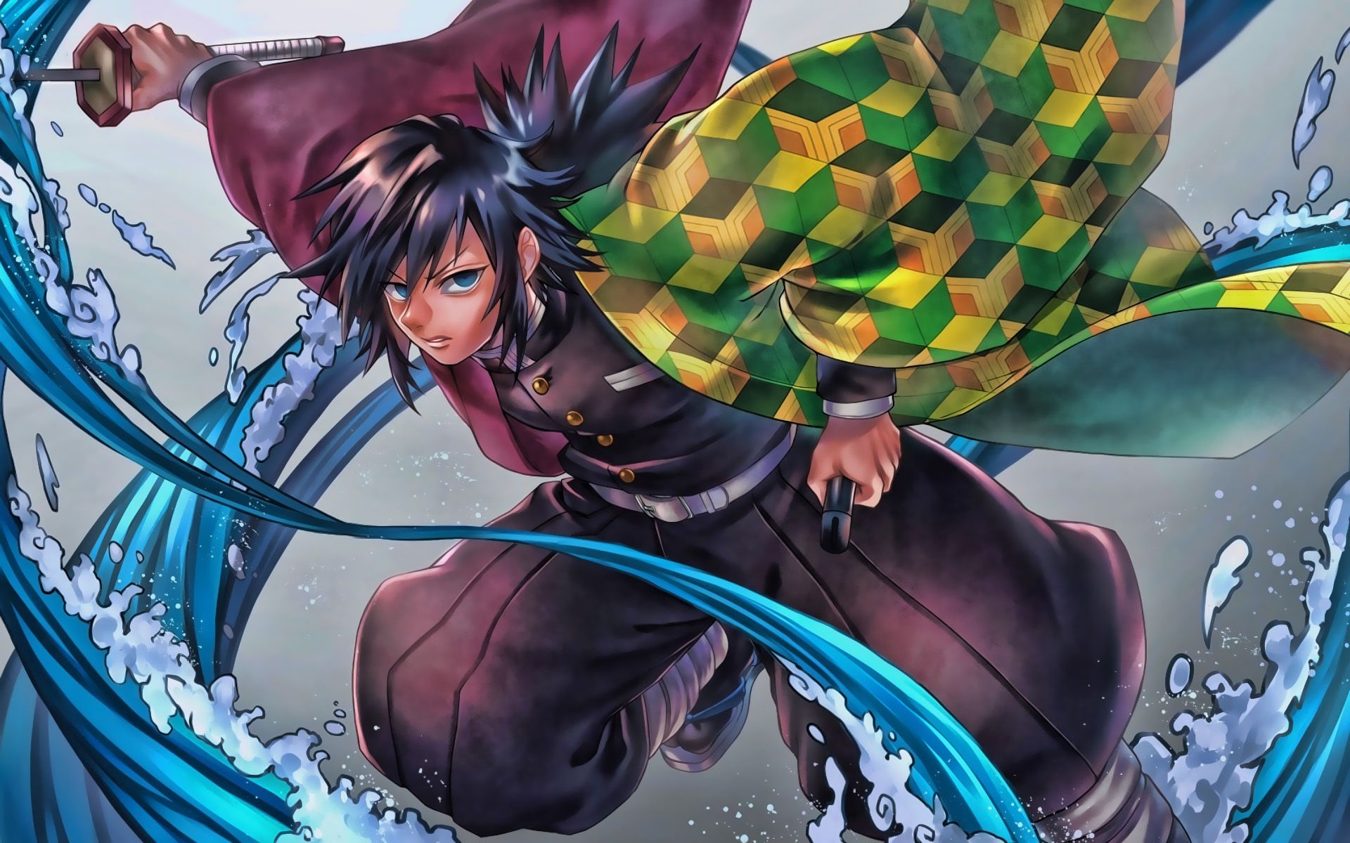 Giyuu Tomioka, Battle, Kimetsu No Yaiba, Manga, Demon No Yaiba Giyu Tomioka