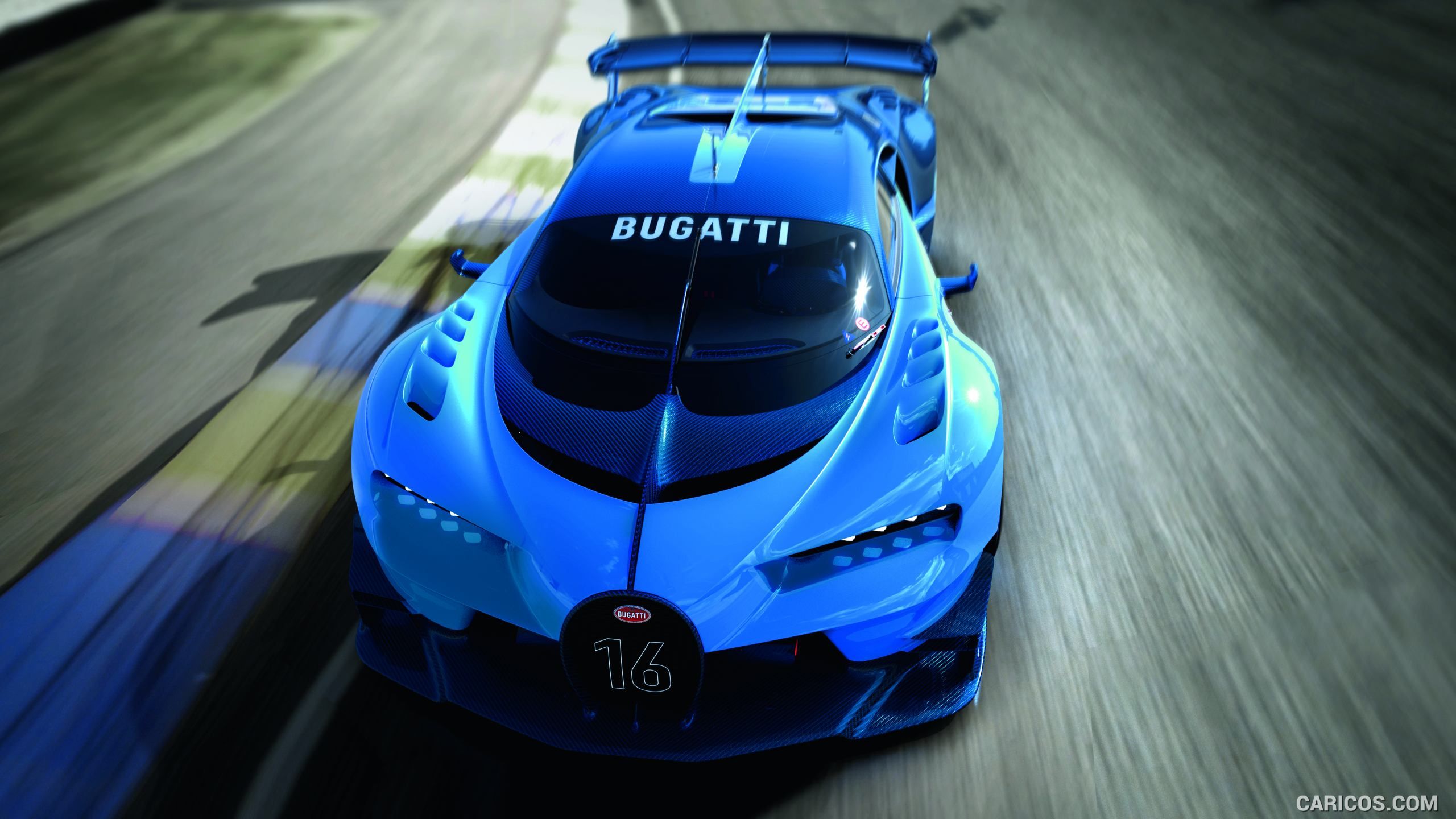Bugatti Vision Gran Turismo Concept. HD Wallpaper