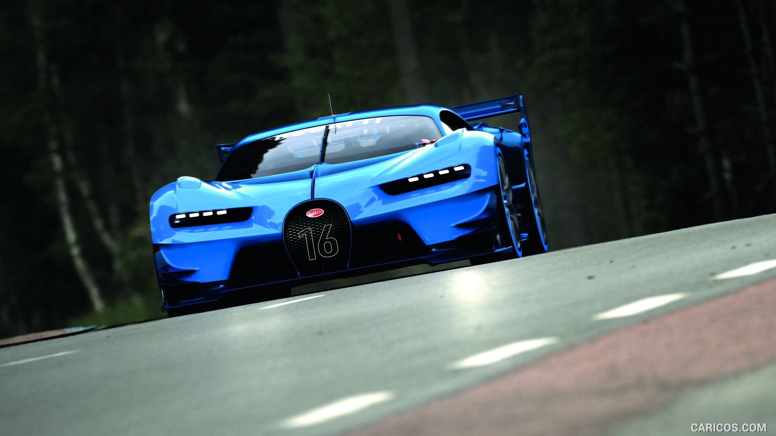 Bugatti Vision Gran Turismo Concept. HD Wallpaper