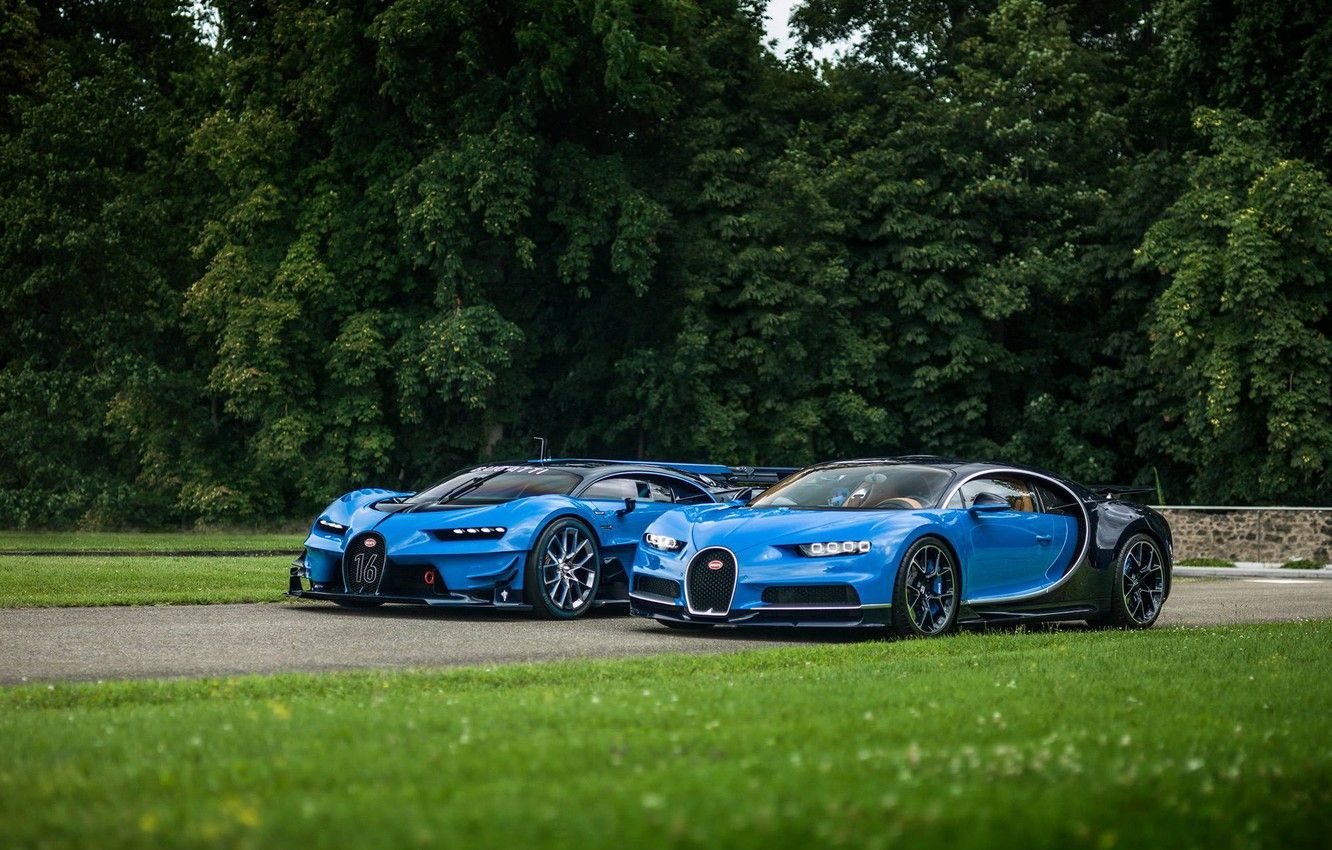 Wallpaper lawn, Bugatti, Vision, Gran Turismo, Chiron image for desktop, section bugatti