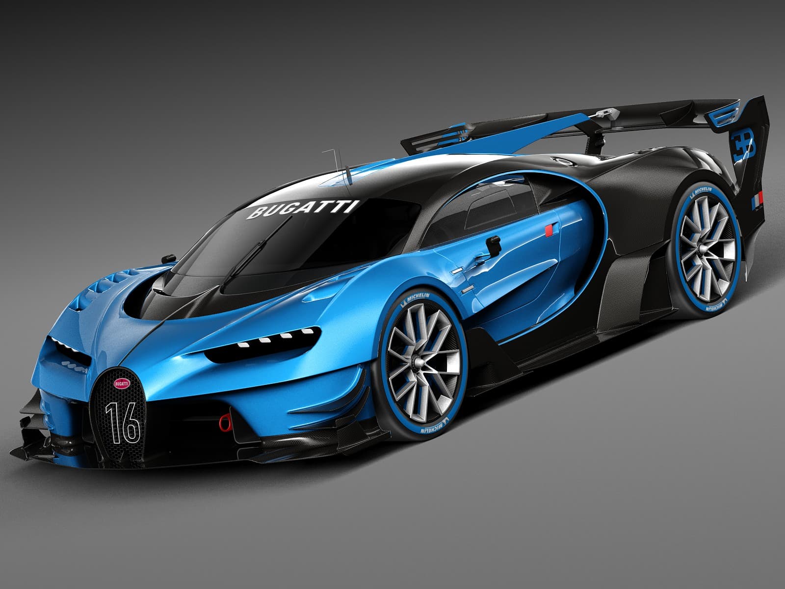 Bugatti Vision Gran Turismo Concept 2015 3D Model